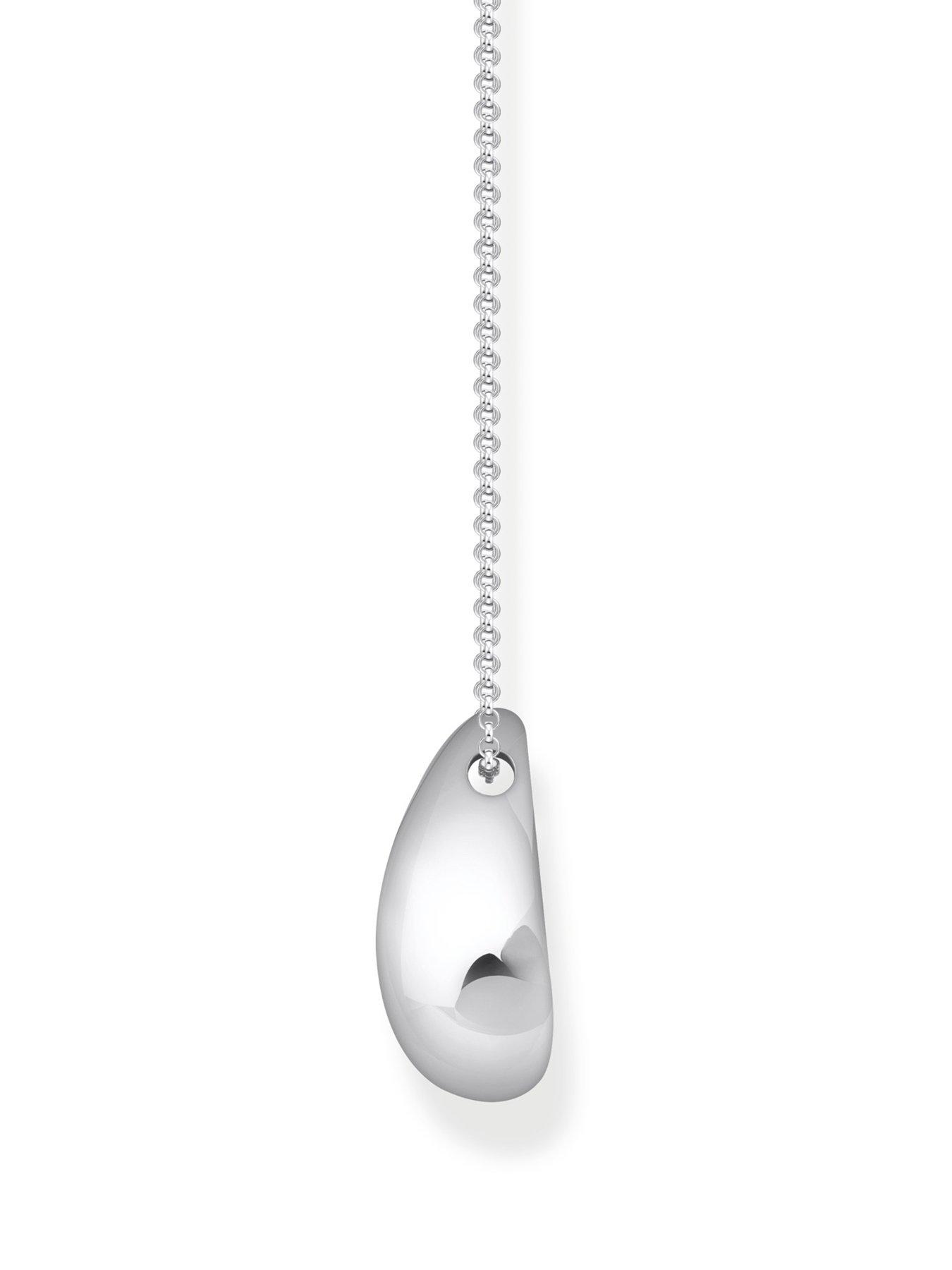 Image 3 of 3 of Thomas Sabo Silver necklace with pendant in drop-shape