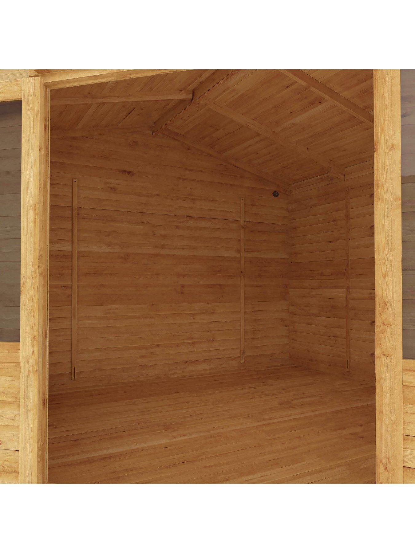 Image 3 of 7 of MERCIA 4m x 4m Corner Cabin (28mm) - PEFC Certified