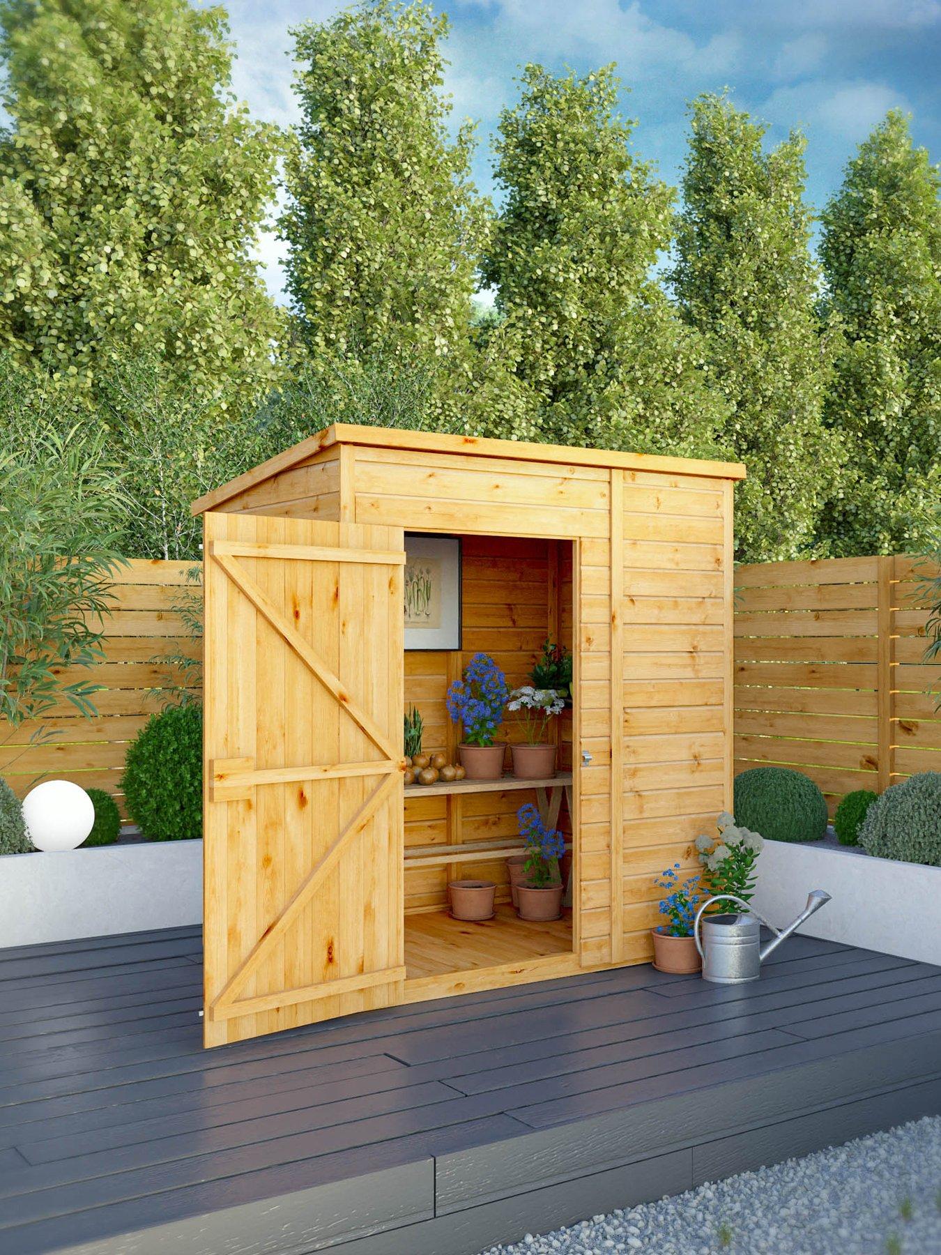 undefined 6 x 4 Woodsman Shiplap Pent Shed