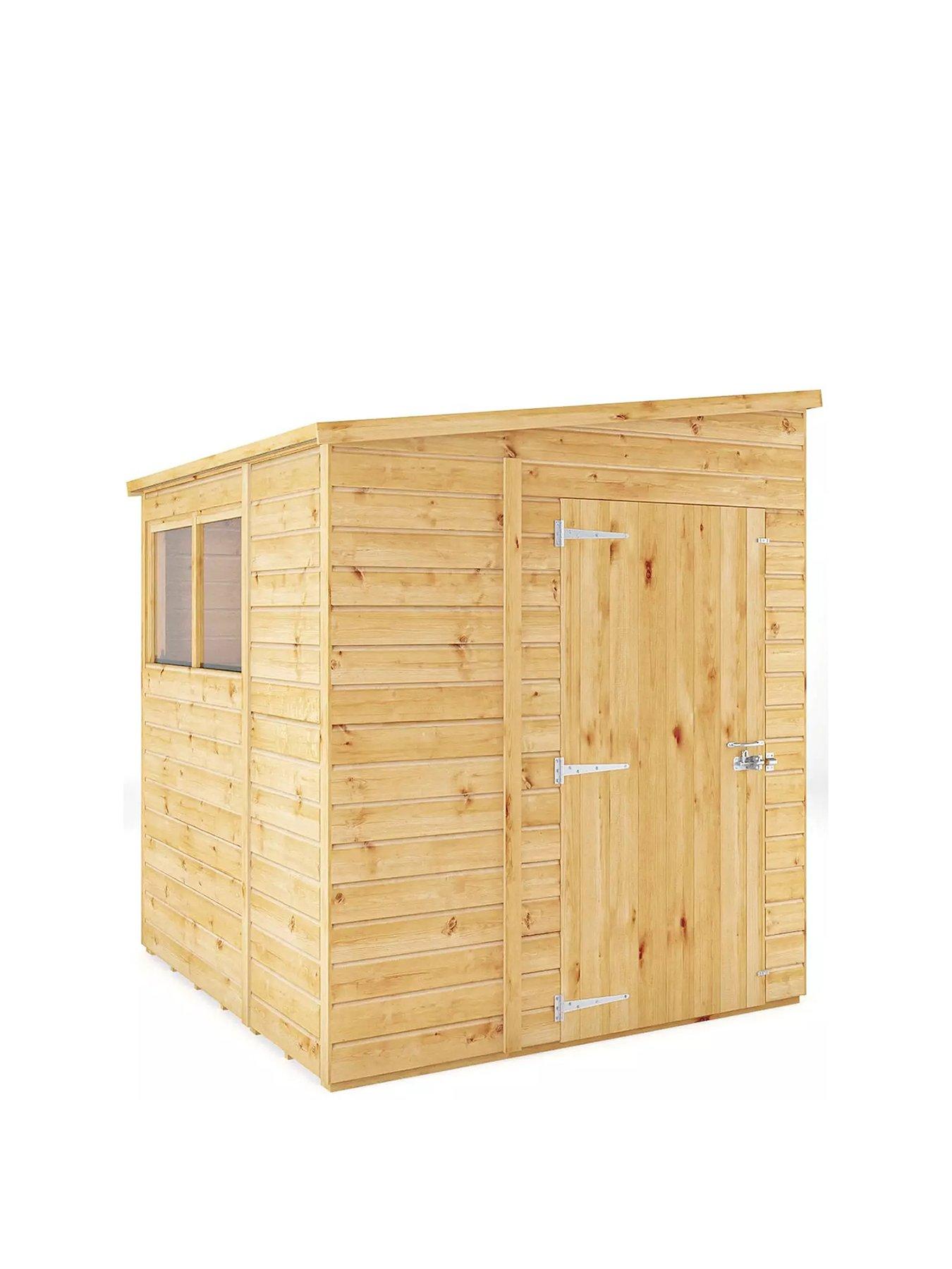 Image 2 of 7 of MERCIA 6 x 6 Woodsman Shiplap Pent Shed - PEFC Certified
