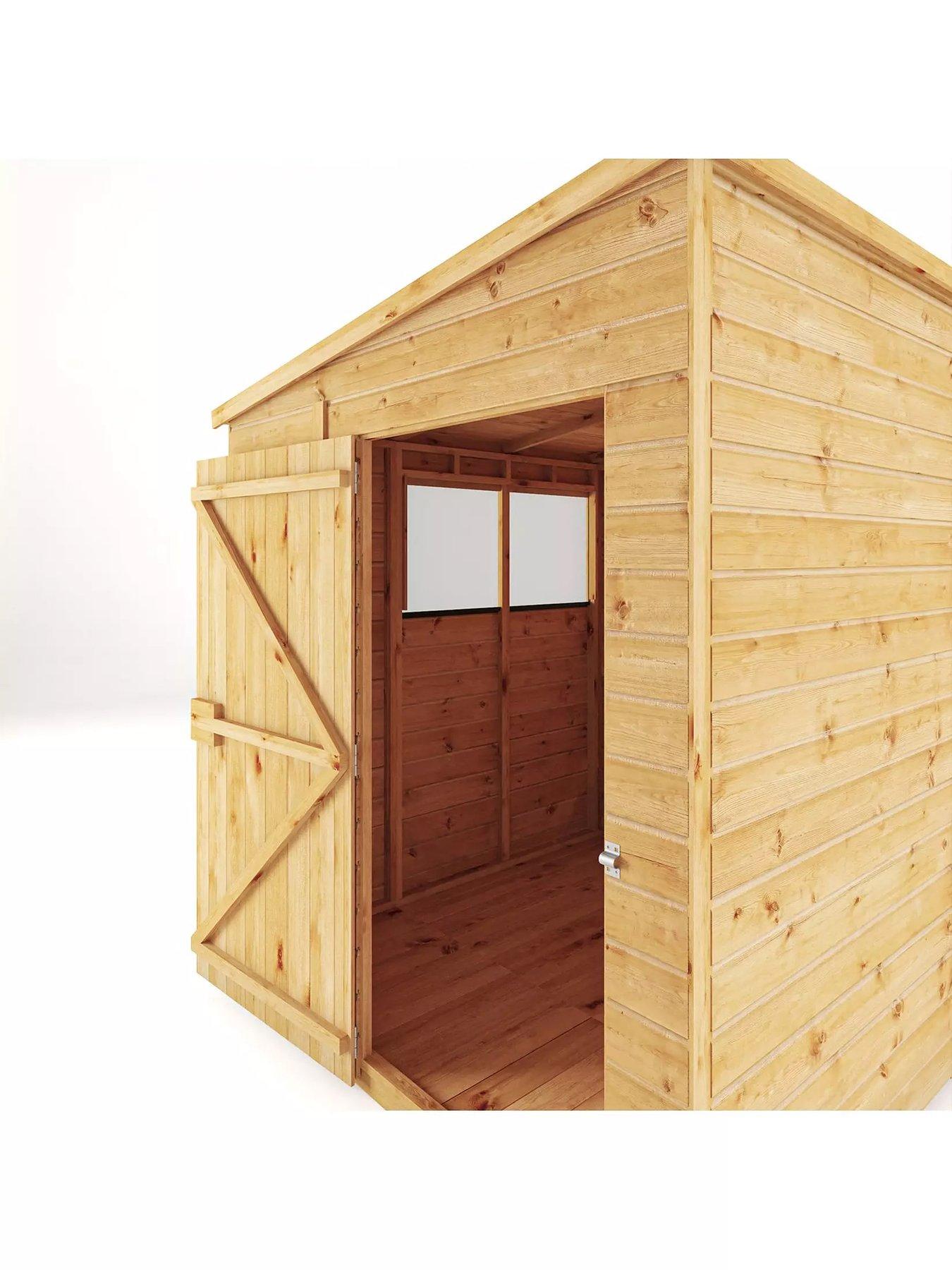 Image 3 of 7 of MERCIA 6 x 6 Woodsman Shiplap Pent Shed - PEFC Certified