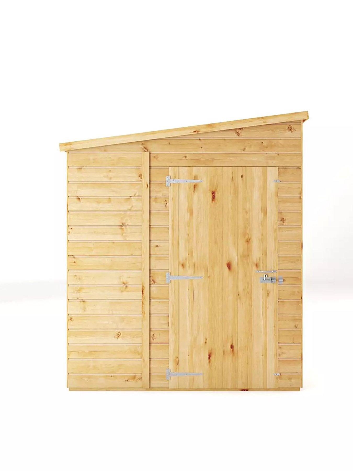 Image 5 of 7 of MERCIA 6 x 6 Woodsman Shiplap Pent Shed - PEFC Certified