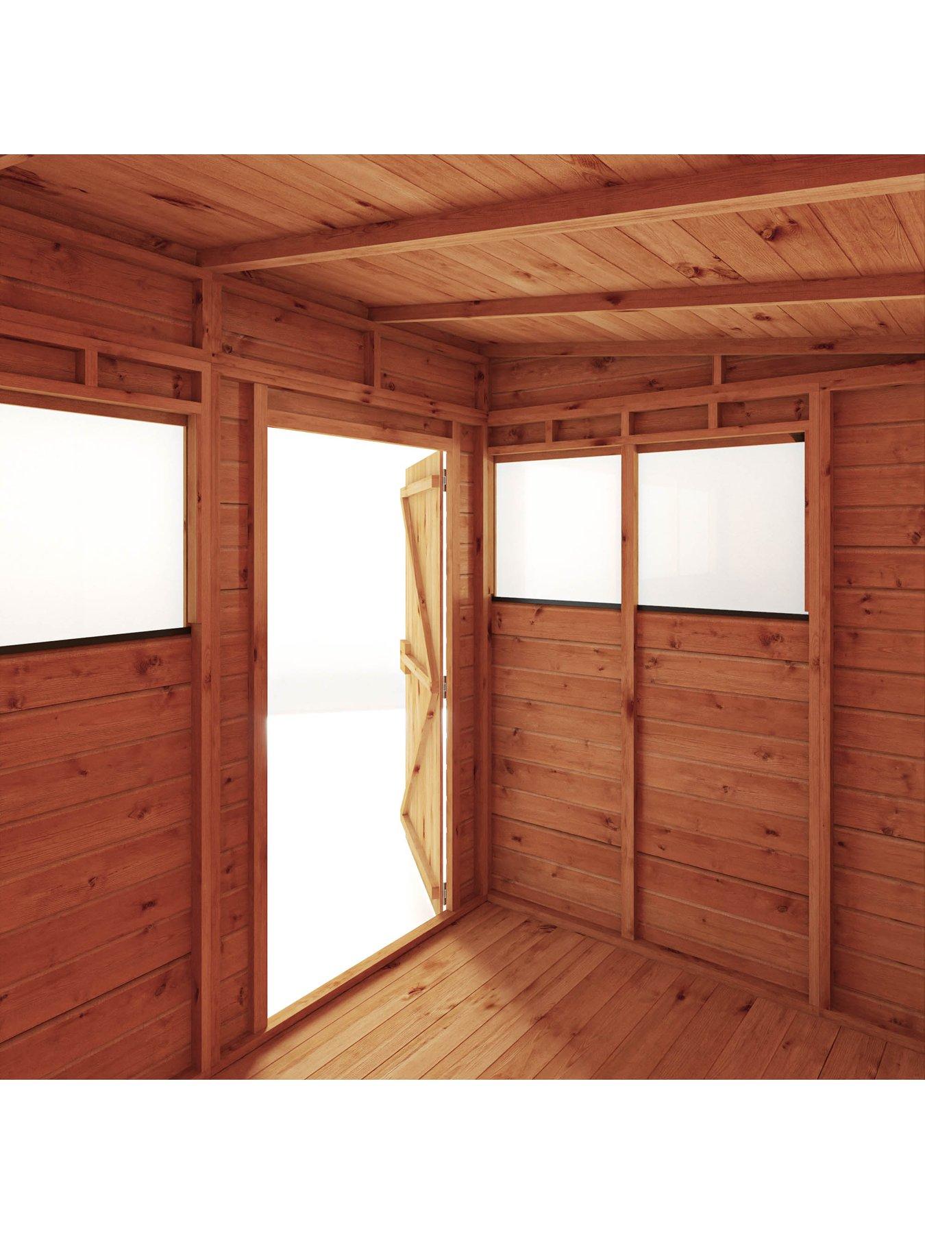 Image 4 of 7 of MERCIA 8 x 6 Woodsman Shiplap Pent Shed - PEFC Certified