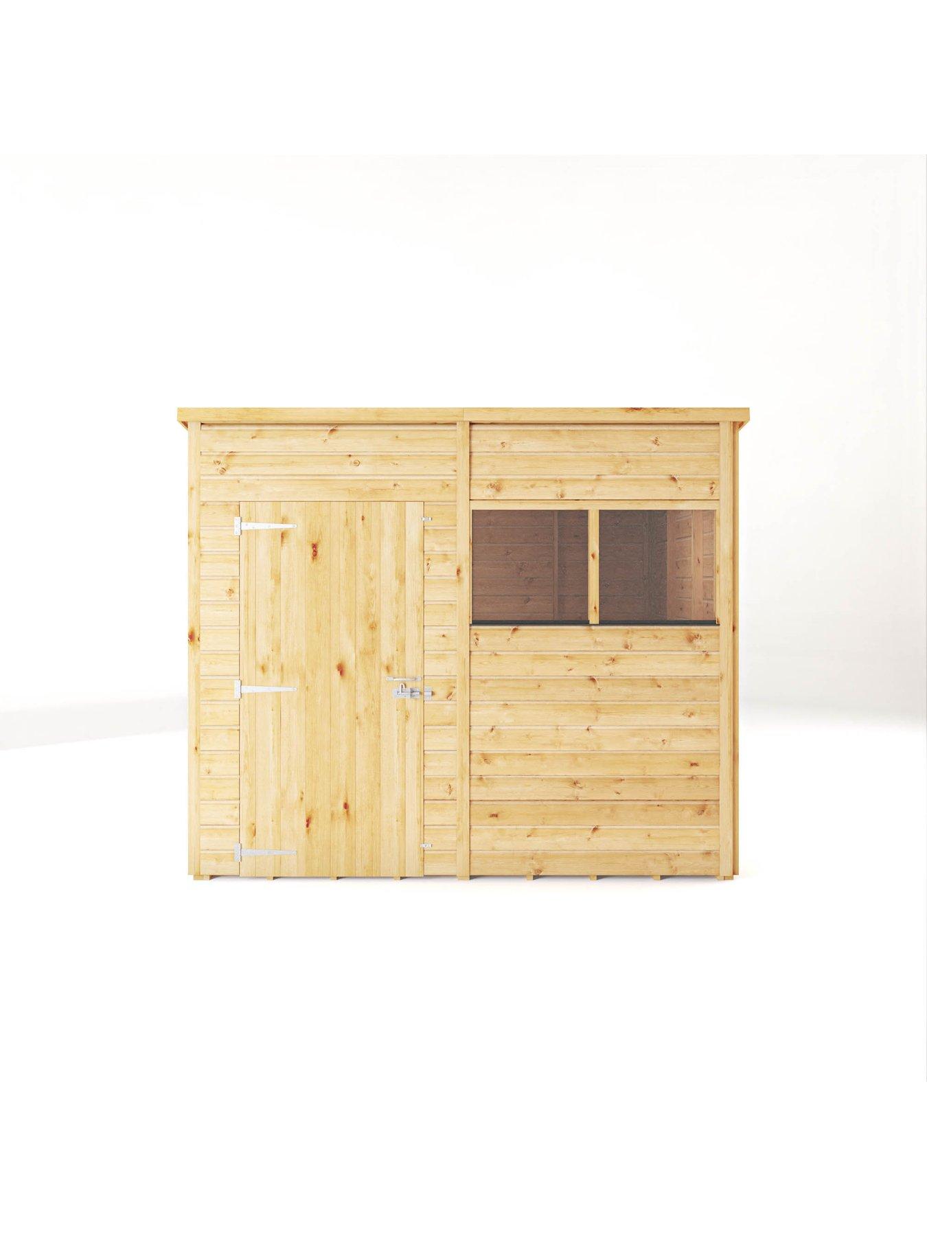 Image 5 of 7 of MERCIA 8 x 6 Woodsman Shiplap Pent Shed - PEFC Certified