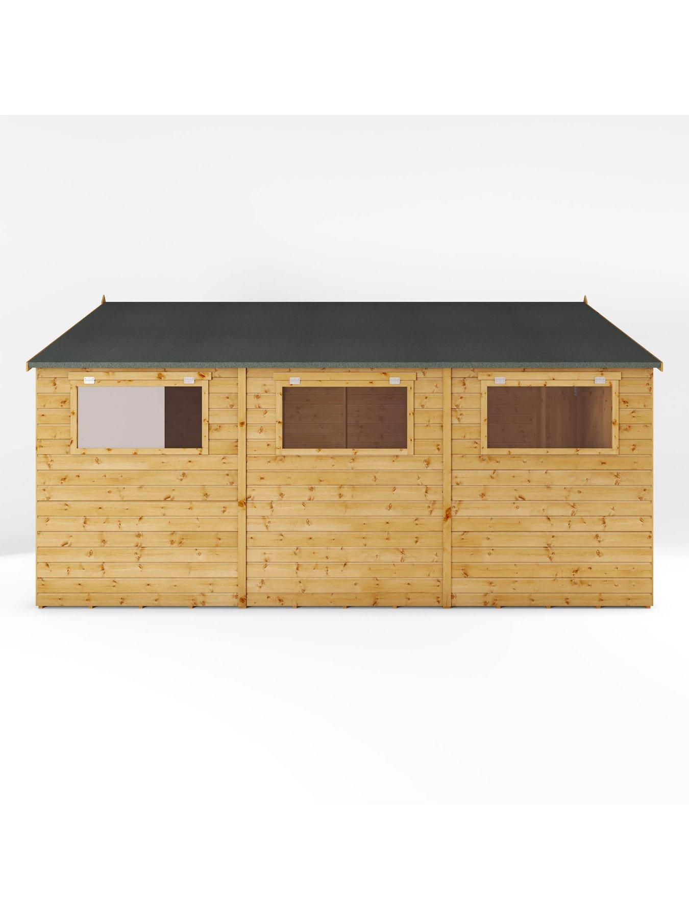 Image 5 of 7 of MERCIA 15 x 10ft Premium Shiplap Apex Workshop - PEFC Certified