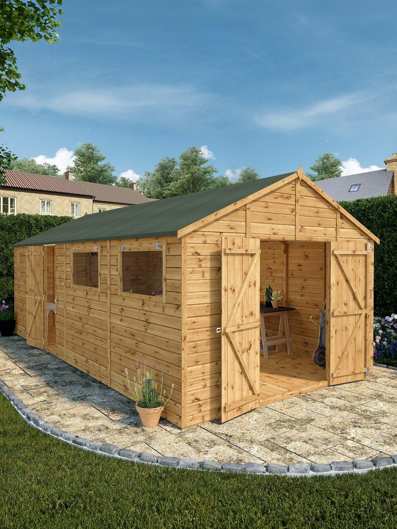 undefined 20 x 10ft Premium Shiplap Apex Workshop