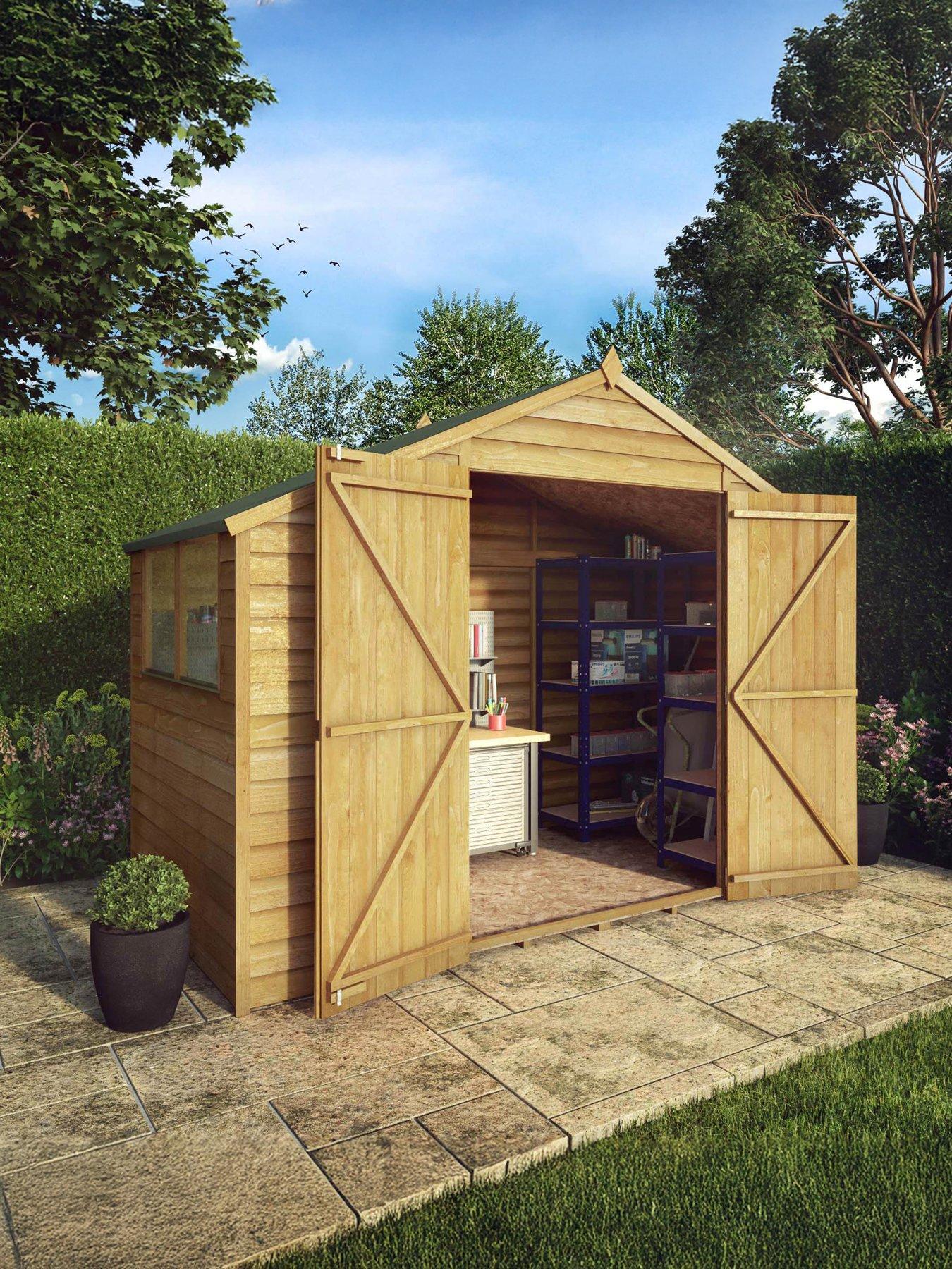 Image 1 of 7 of MERCIA 5 x 10ft Overlap Apex Workshop
