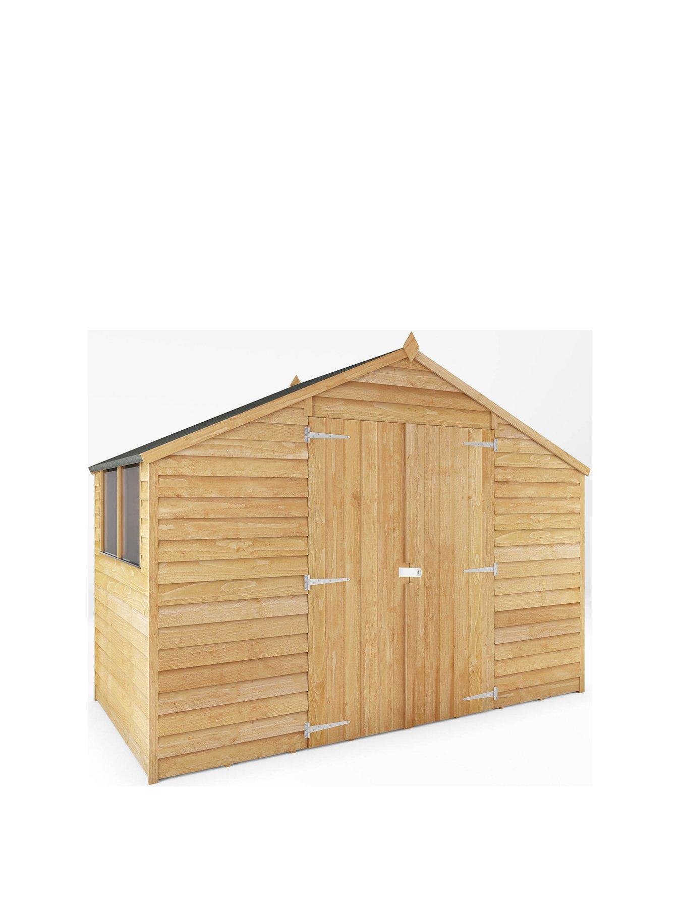 Image 2 of 7 of MERCIA 5 x 10ft Overlap Apex Workshop