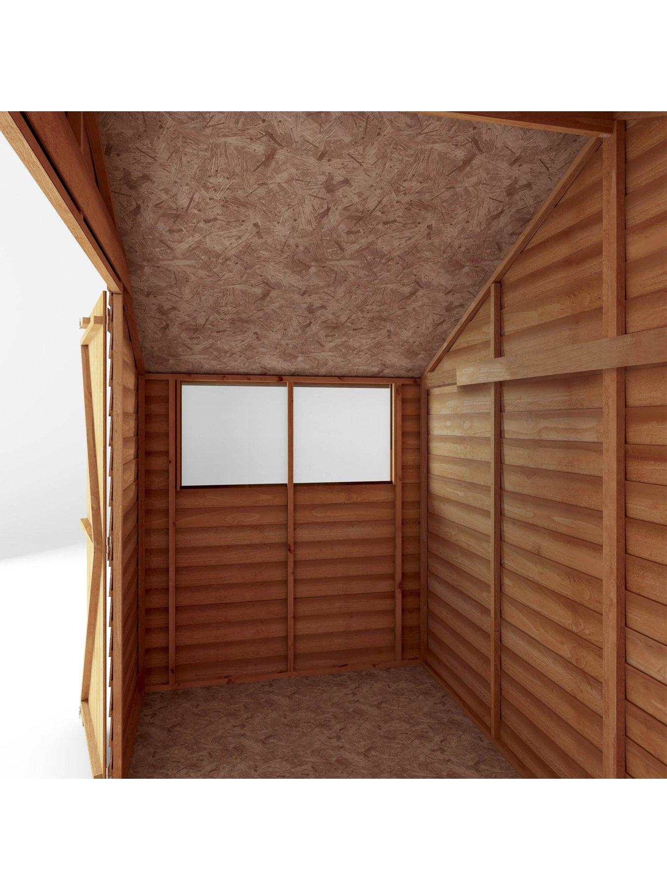 Image 4 of 7 of MERCIA 5 x 10ft Overlap Apex Workshop