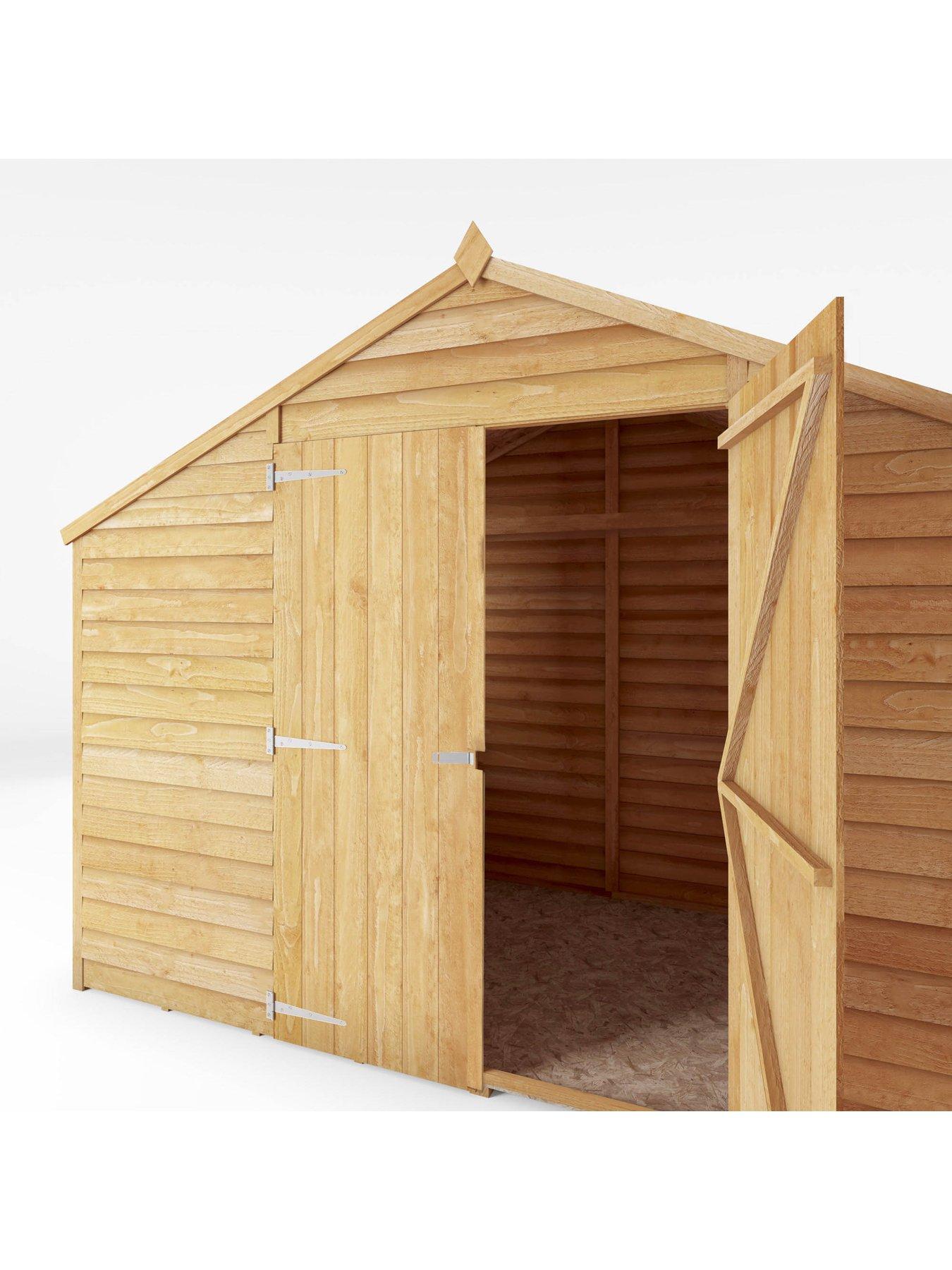 Image 5 of 7 of MERCIA 5 x 10ft Overlap Apex Workshop
