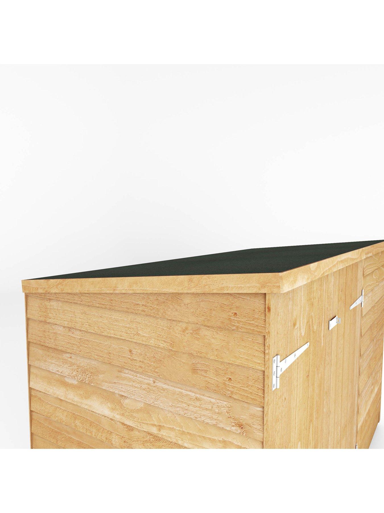 Image 3 of 7 of MERCIA 3 x 6ft Overlap Pent Bike Store - FSC&reg; Certified