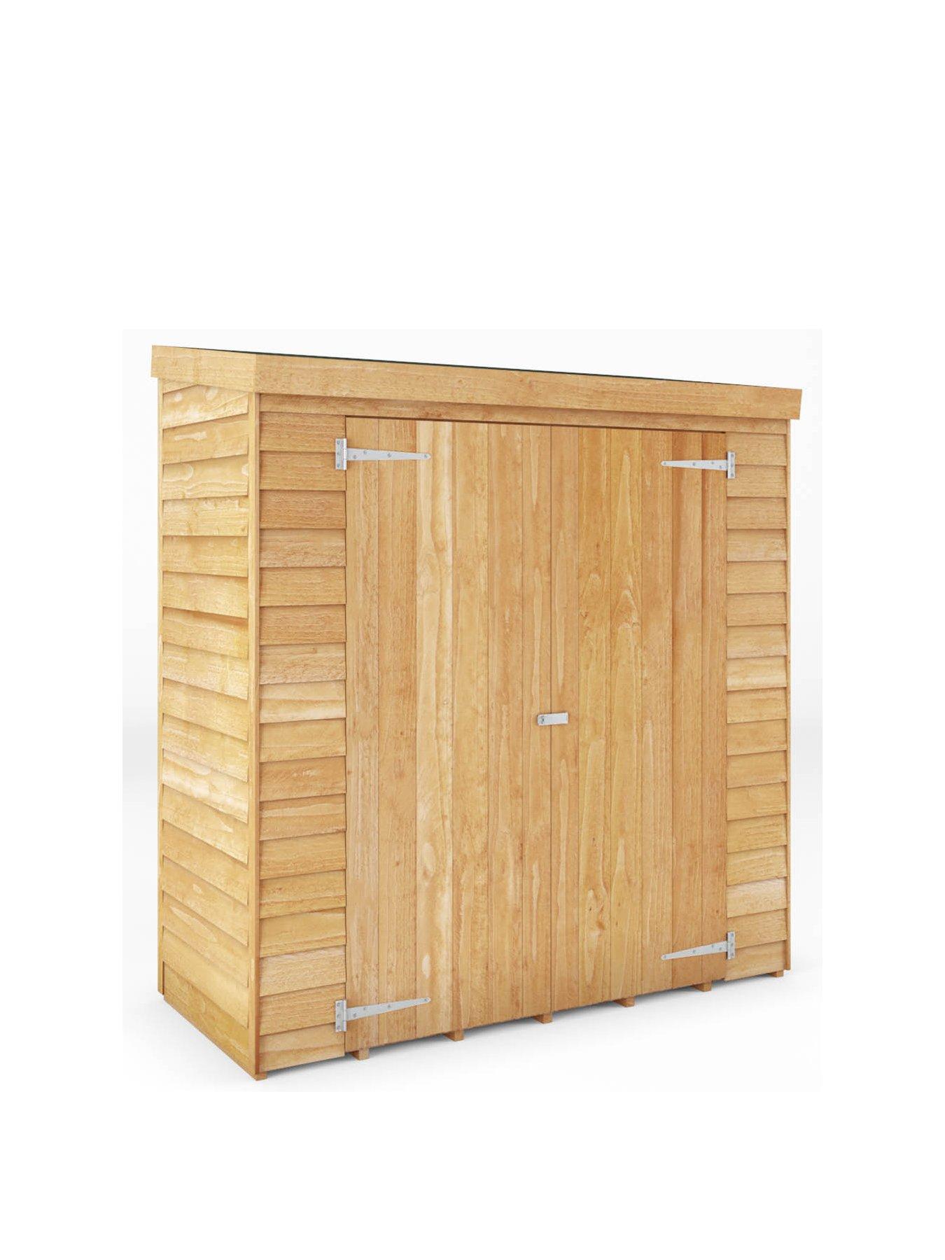 Image 2 of 7 of MERCIA 6 x 2'6ft Overlap Pent Storage Shed