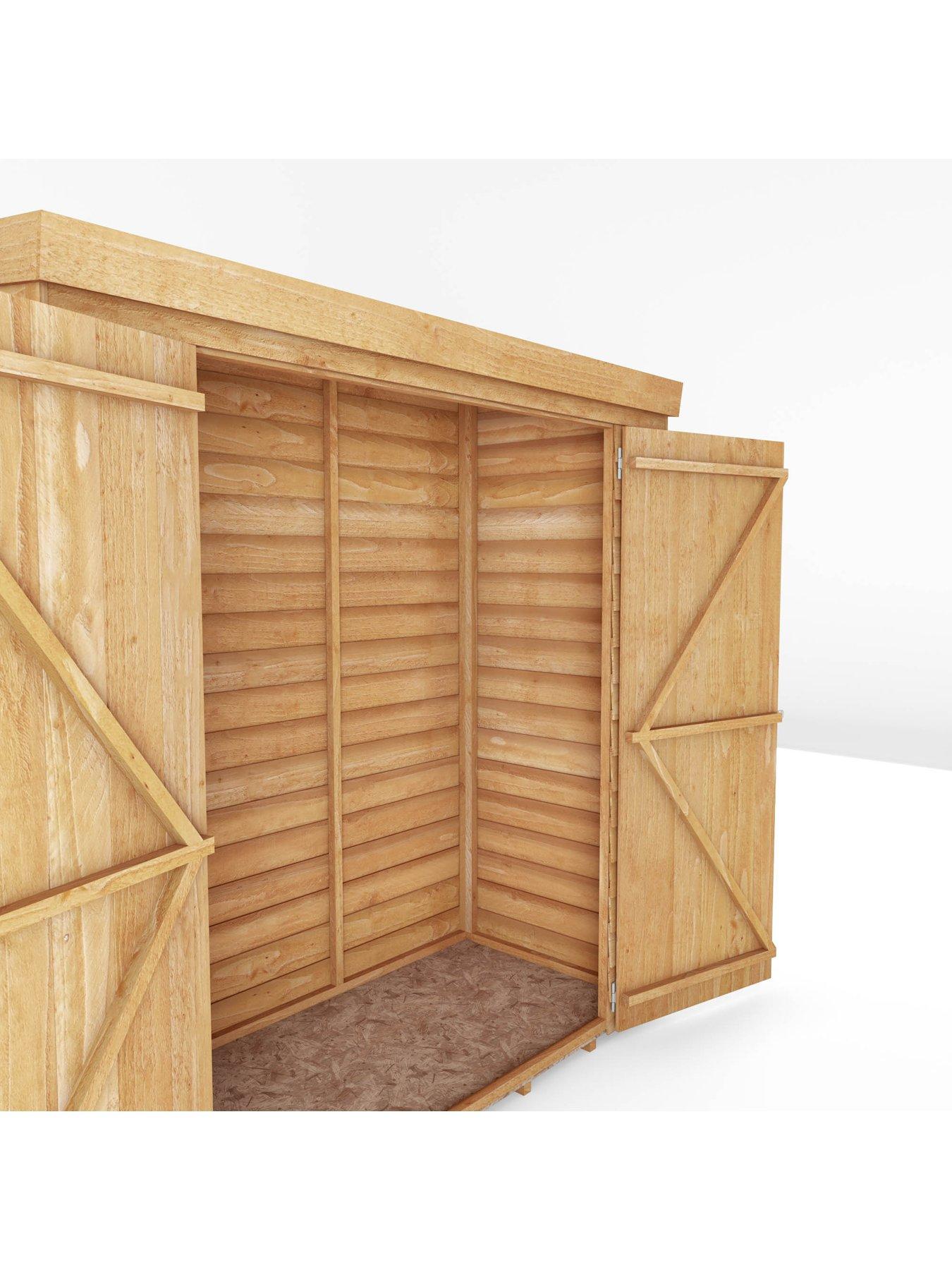 Image 3 of 7 of MERCIA 6 x 2'6ft Overlap Pent Storage Shed