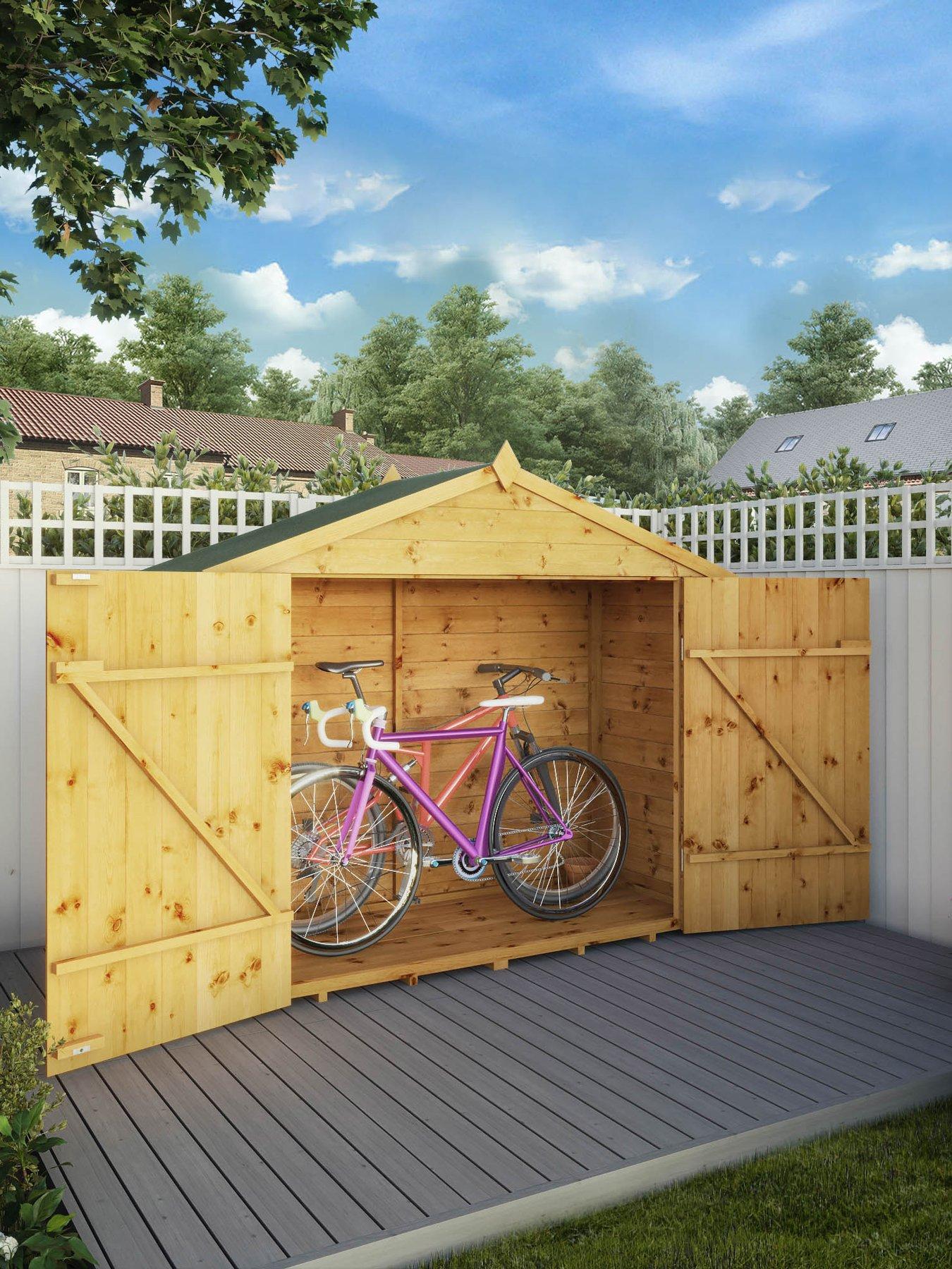 undefined 3 x 7ft Tongue  &  Groove Apex Bikestore
