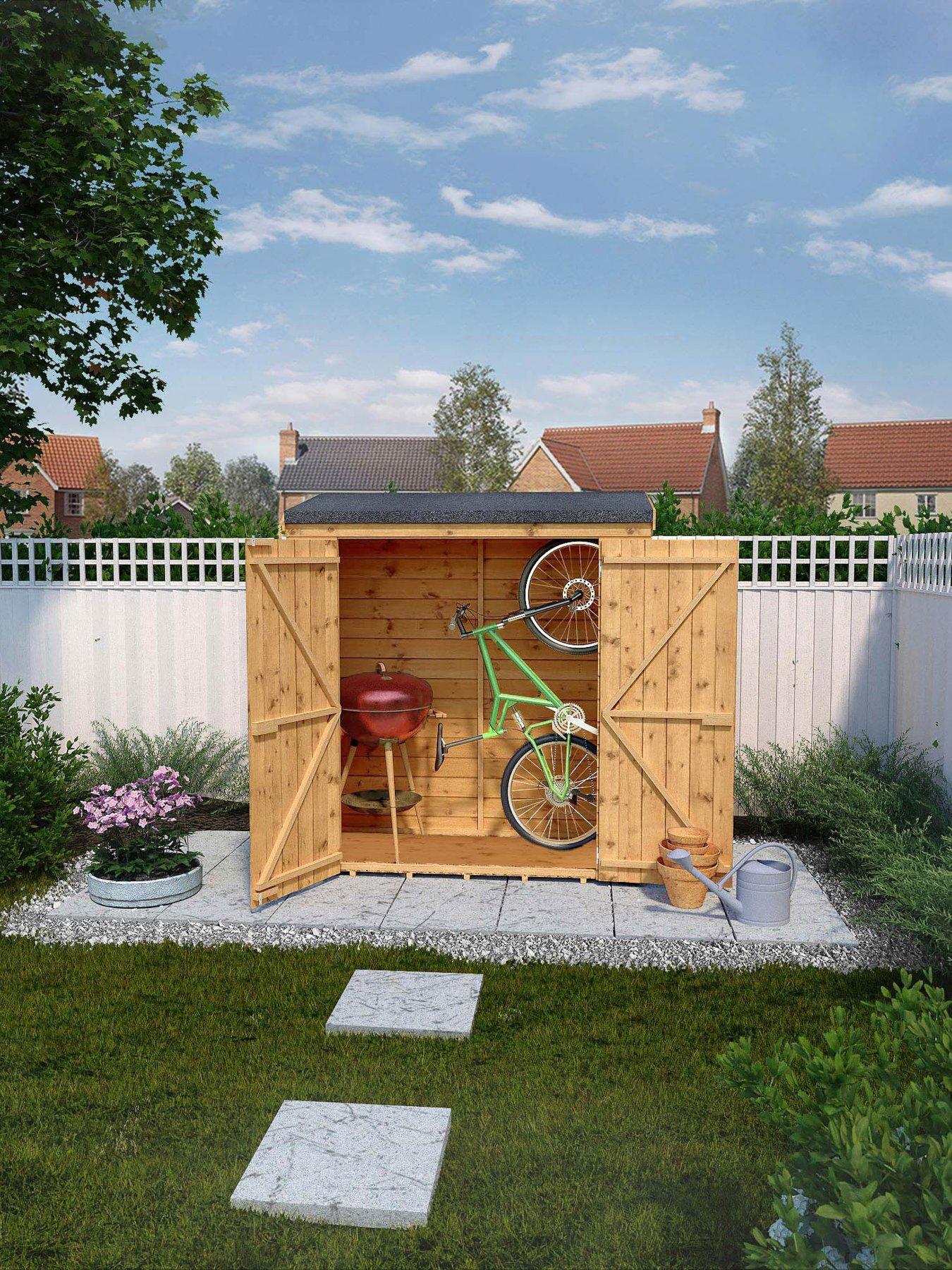 undefined 6 x 2'6ft Tongue  &  Groove Pent Storage Shed