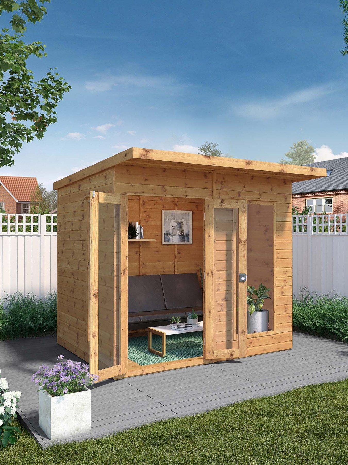 undefined 8 x 6ft Maine Pent Summerhouse