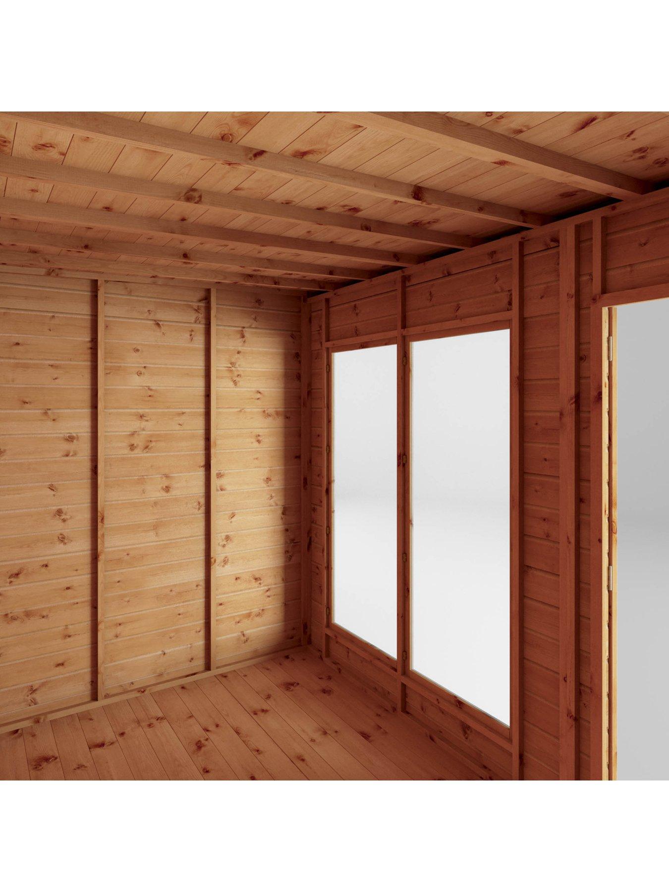 Image 5 of 7 of MERCIA 18 x 6ft Maine Pent Summerhouse With Patio Area - PEFC Certified