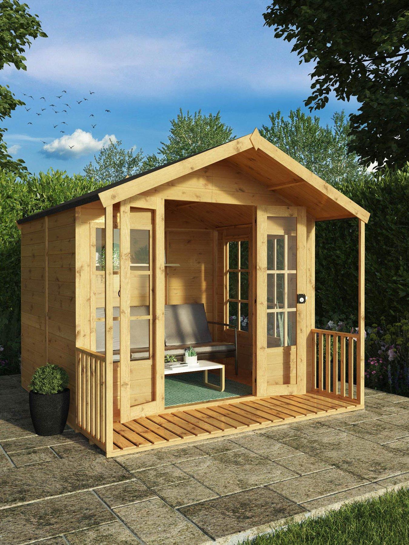 Image 1 of 7 of MERCIA 8 x 8ft Premium Wessex Summerhouse