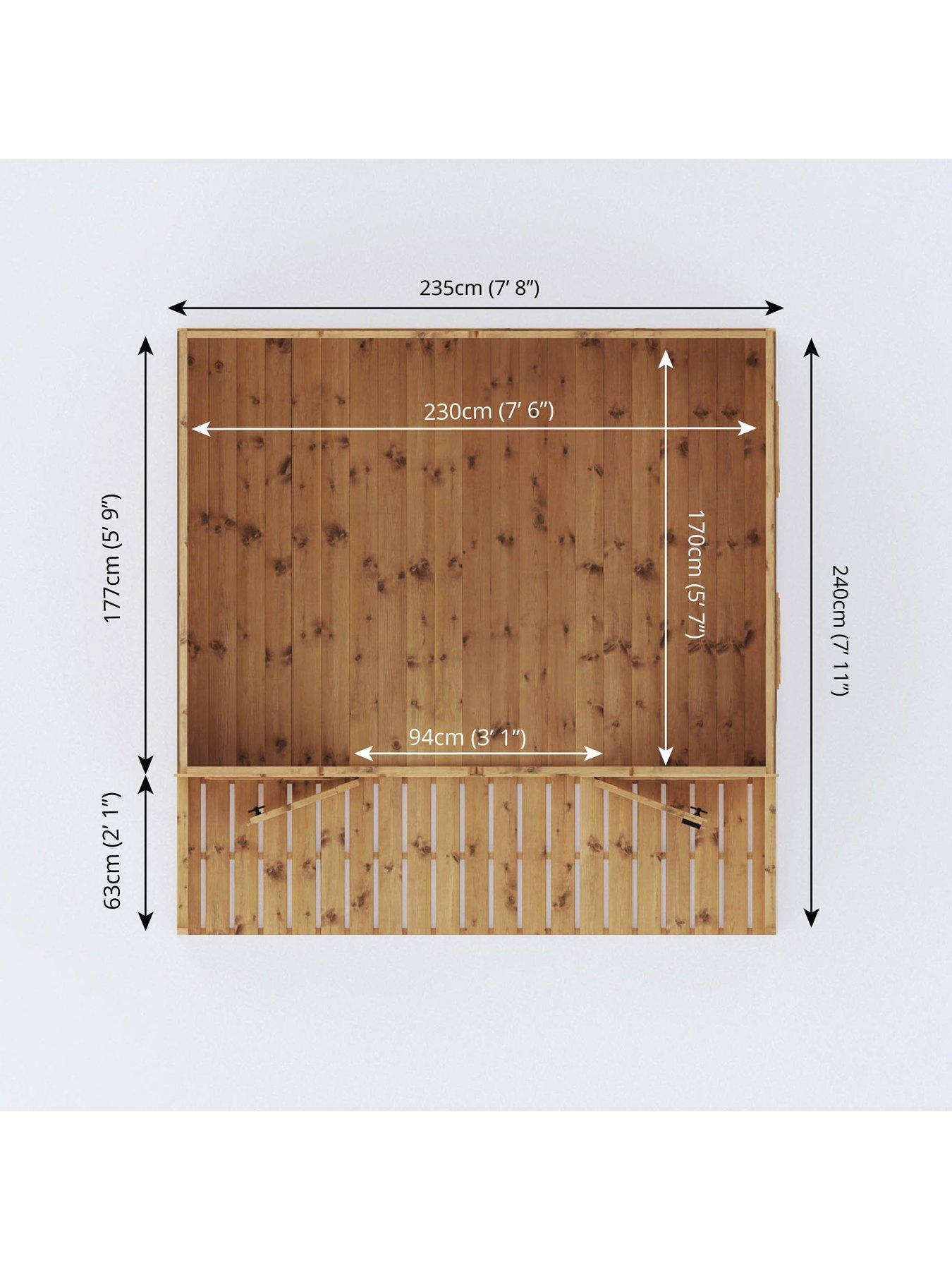 Image 6 of 7 of MERCIA 8 x 8ft Premium Wessex Summerhouse