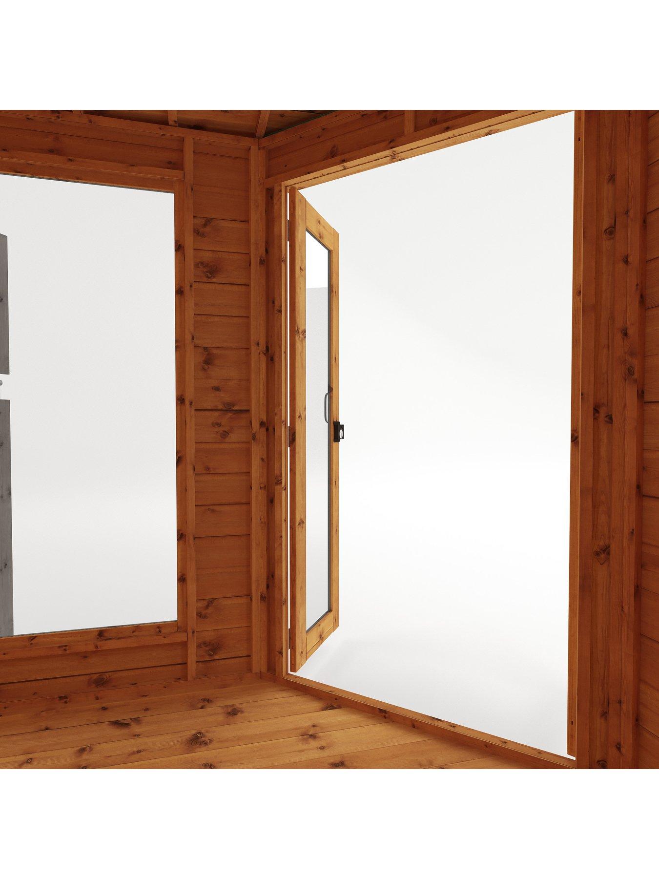 Image 5 of 7 of MERCIA 11 x 7ft Premium Corner Summerhouse With Side Shed - PEFC Certified