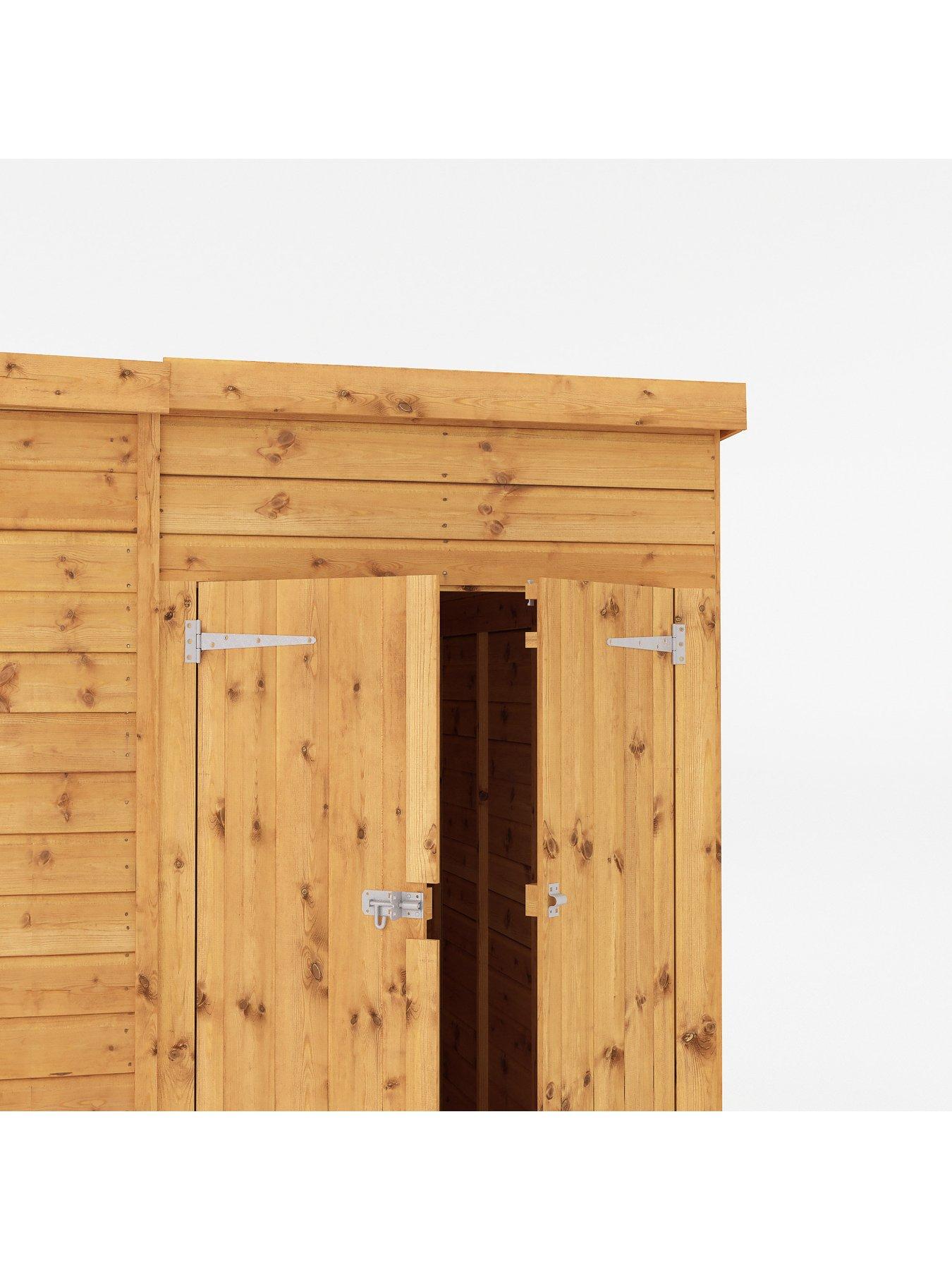 Image 3 of 7 of MERCIA 8 x 12ft Premium Corner Summerhouse With Side Shed - PEFC Certified