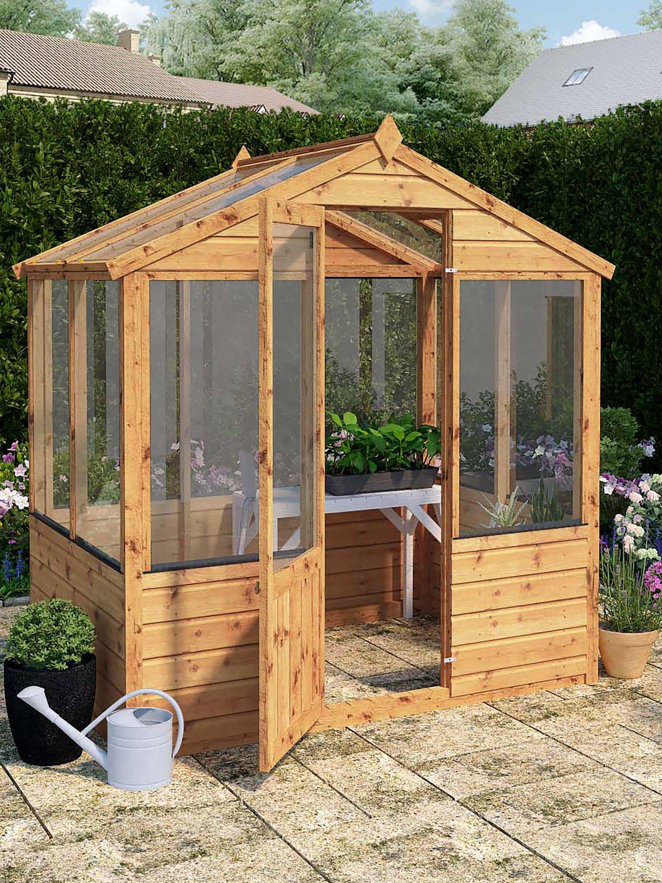 MERCIA 4 x 6ft Traditional Greenhouse - PEFC Certified