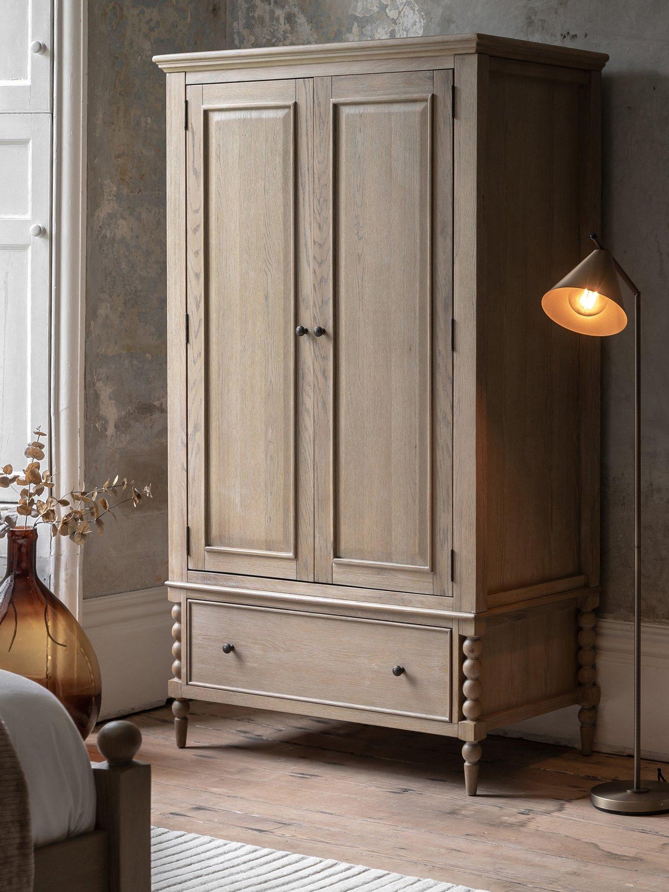 Gallery Direct Piave 2 Door 1 Drawer Wardrobe
