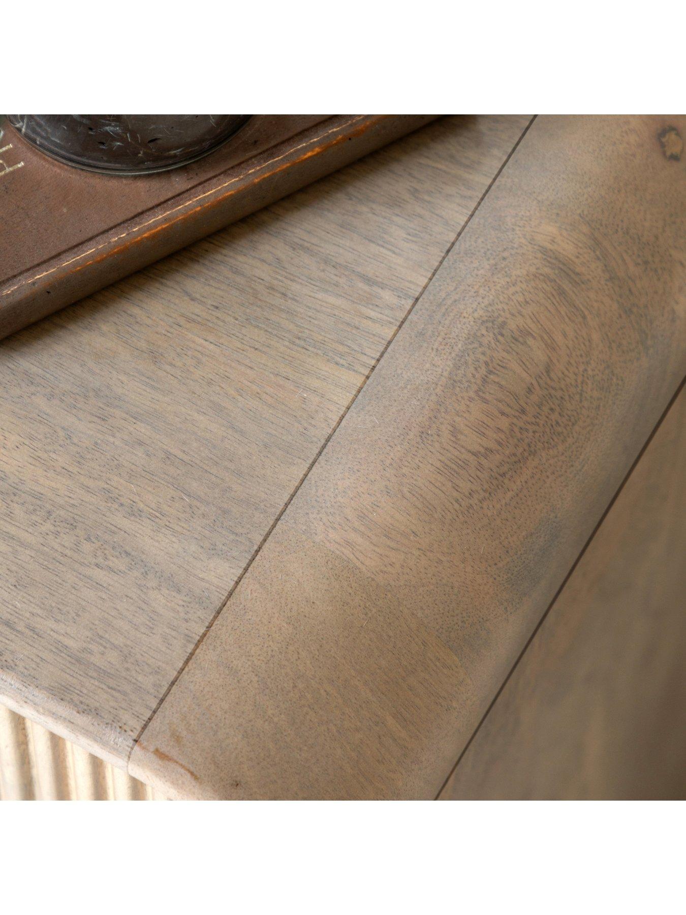 Image 5 of 7 of Gallery Direct Tahira 1 Drawer Bed Side Table - with Mango Wood