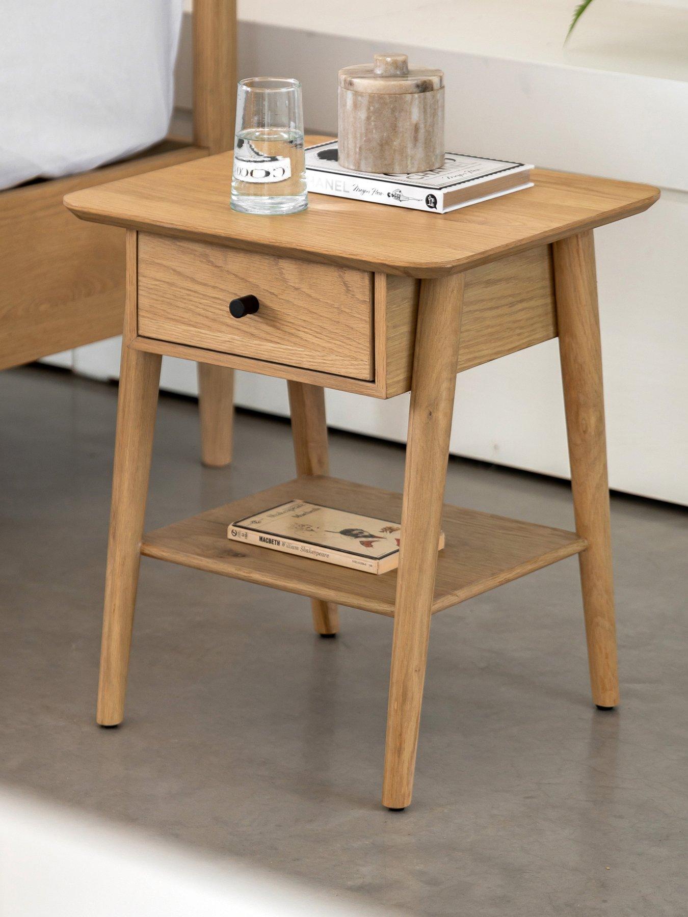 undefined Leif 1 Drawer Bedside - Natural
