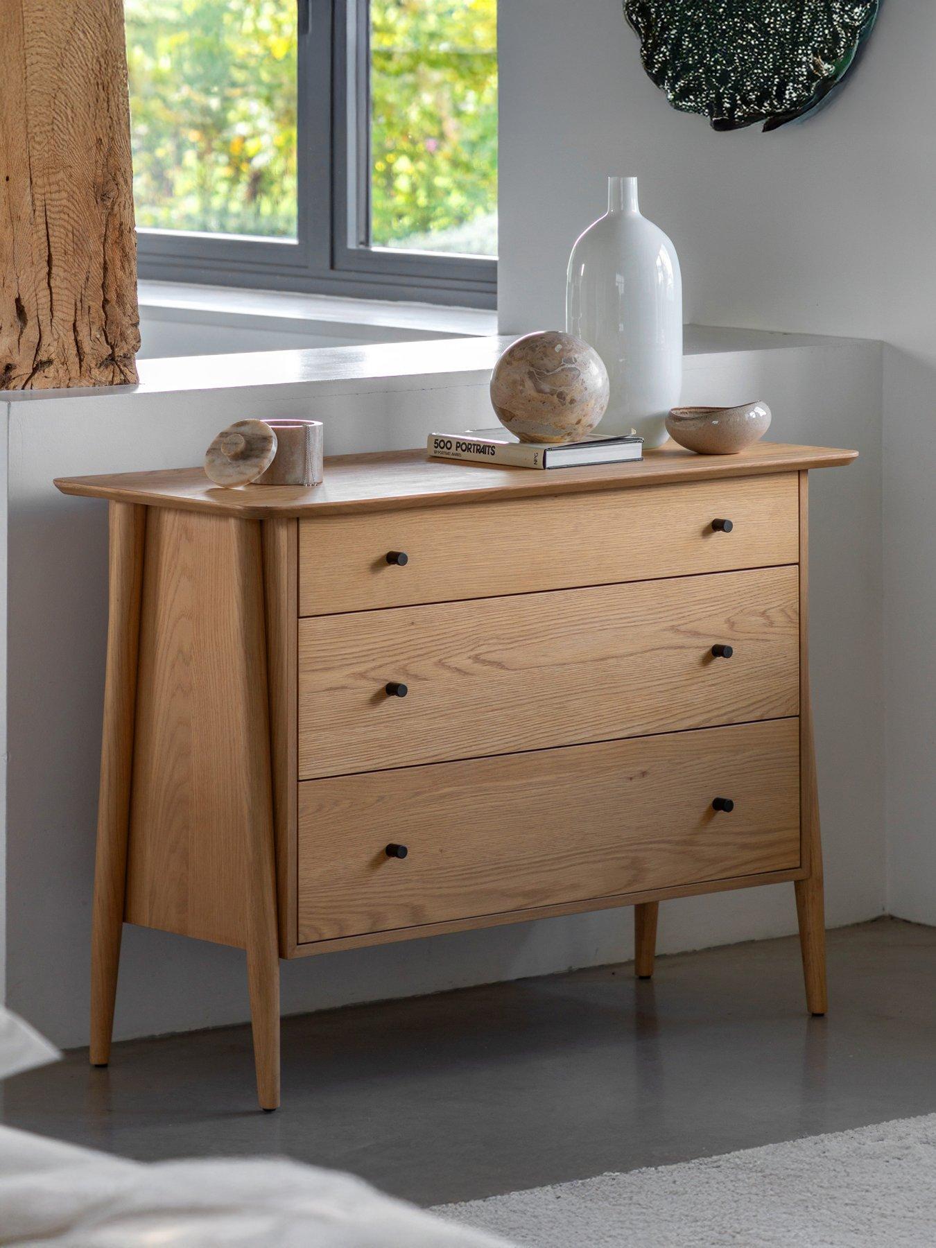 undefined Leif 3 Drawer Chest - Natural