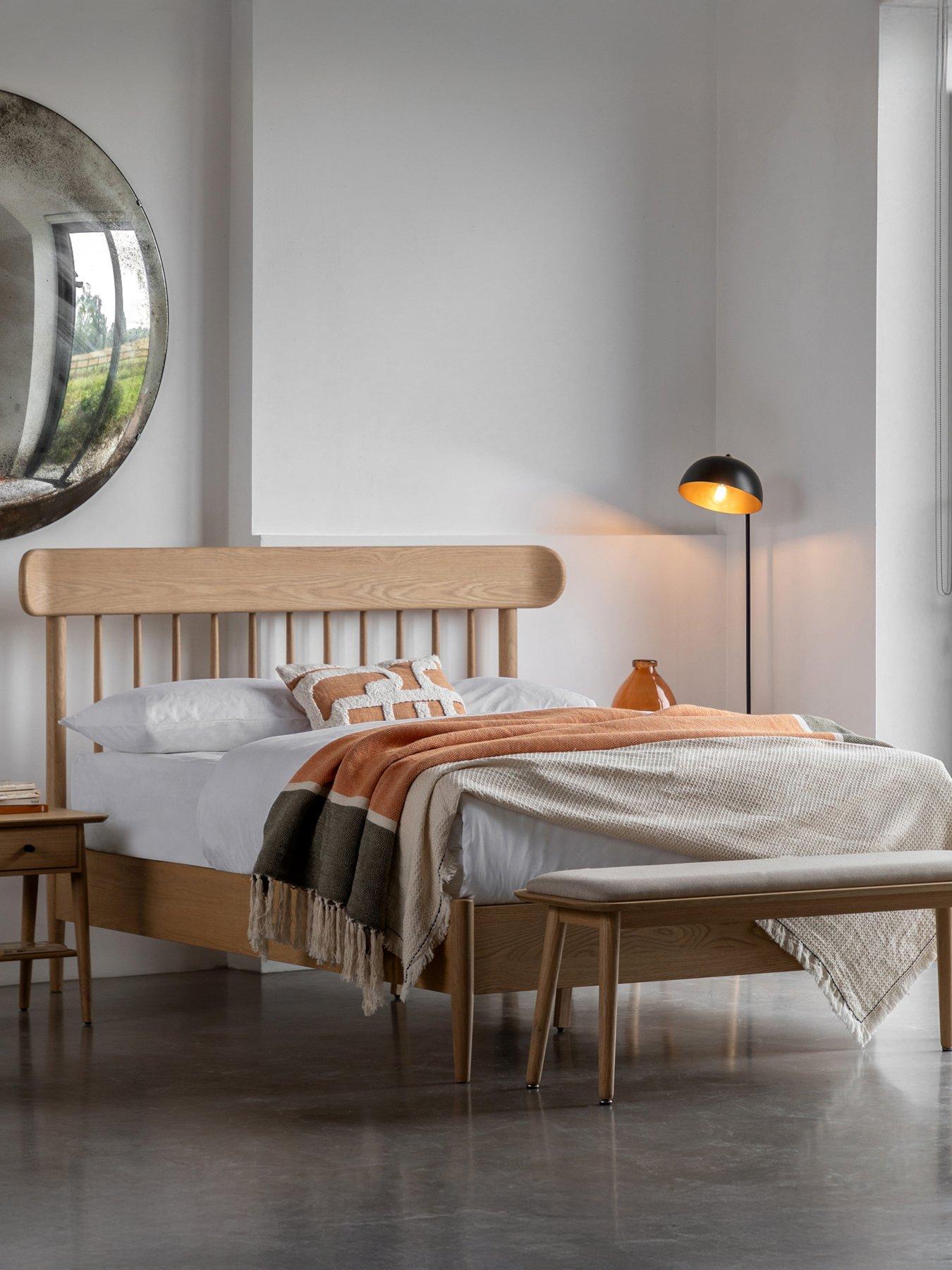 undefined Leif Spindle Bed - Natural