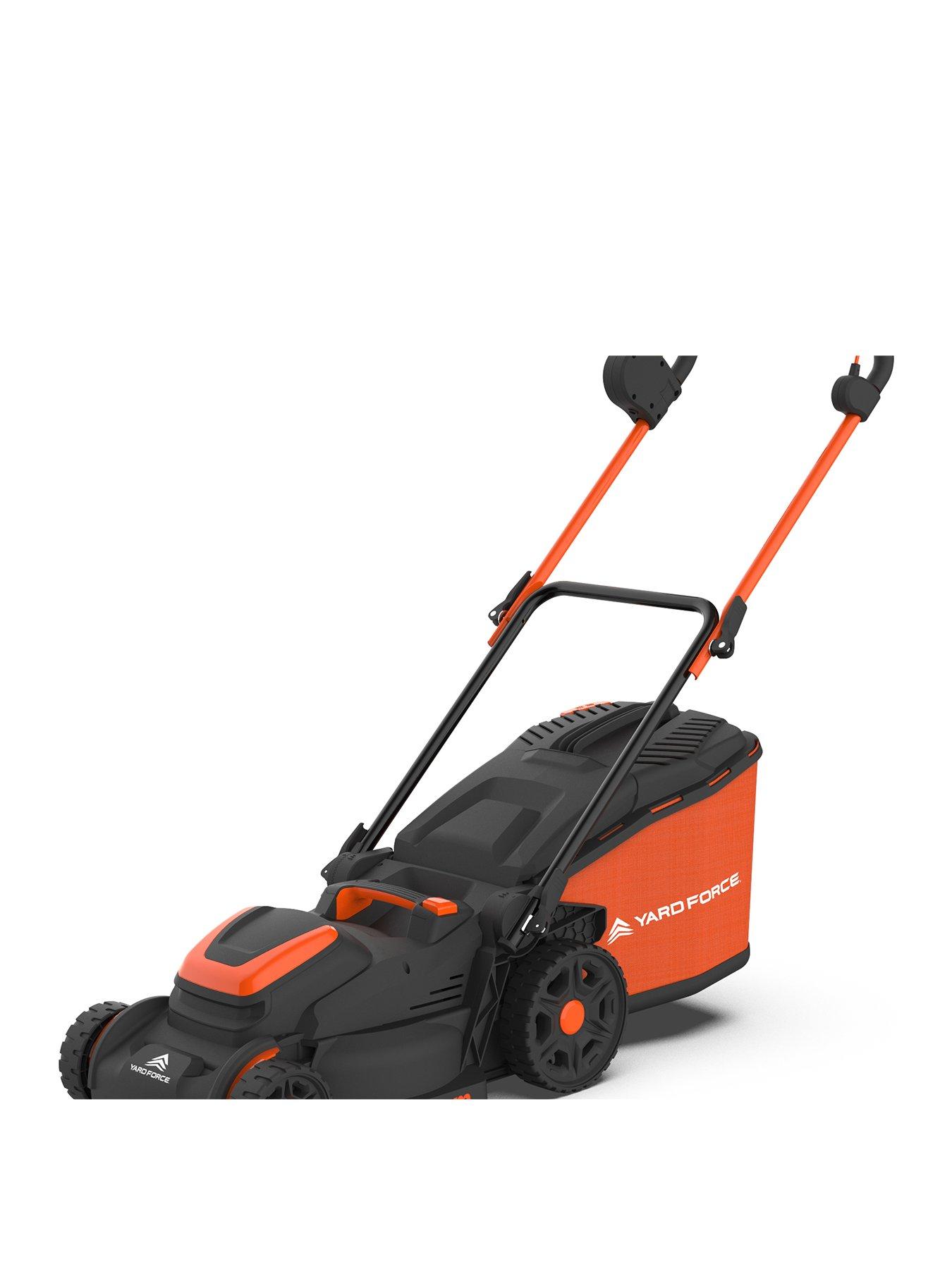 undefined 40V 4.0Ah (2x20V) Cordless Lawnmower with 40cm cutting width 45L grass bag and mulching plug - LM C40B