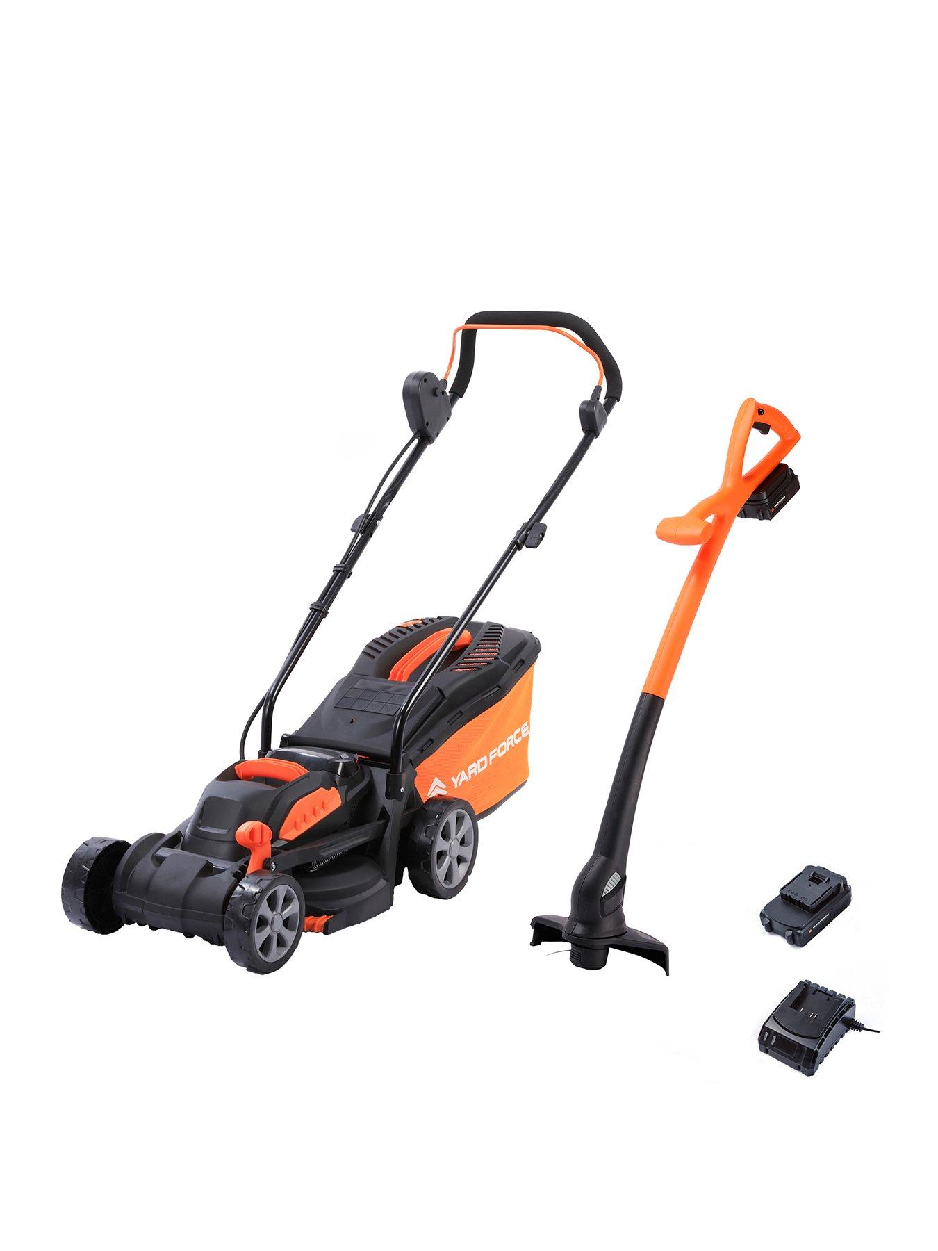 undefined 20V 4.0Ah 33cm Cordless Lawnmower and 25cm Grass Trimmer - CR20 Range - LM C33B  &  LT C25B
