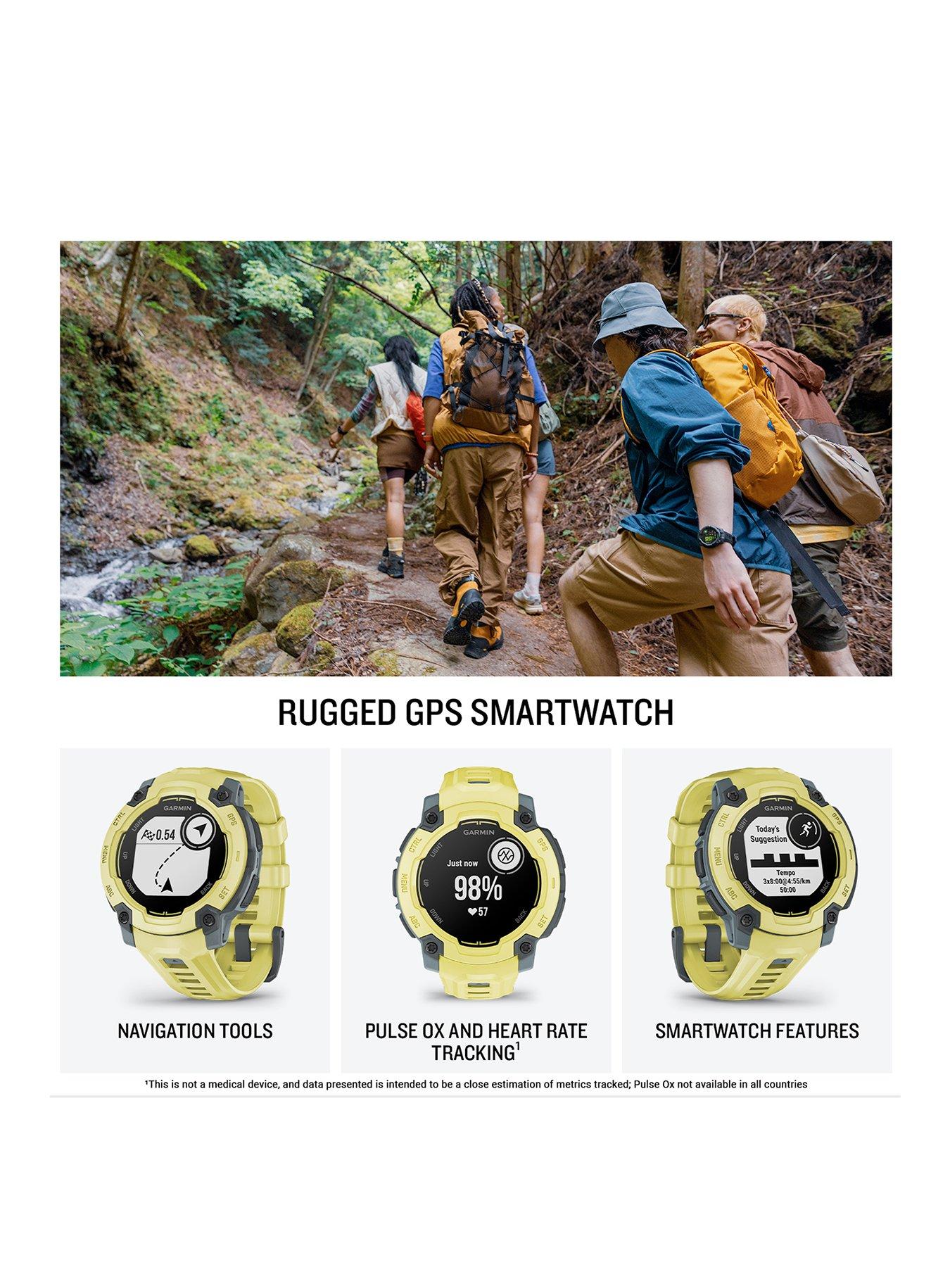 Image 2 of 8 of Garmin Instinct E&nbsp;45mm Smartwatch -&nbsp;Electric Lime
