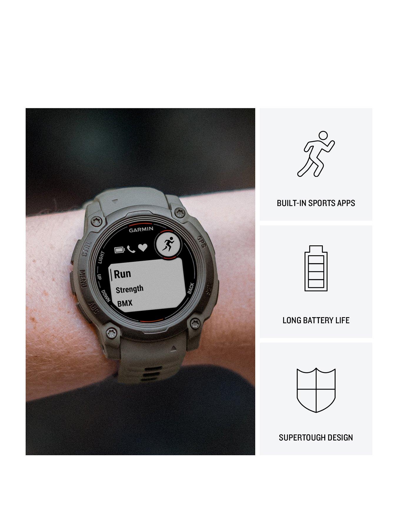 Image 3 of 8 of Garmin Instinct E&nbsp;45mm Smartwatch -&nbsp;Electric Lime