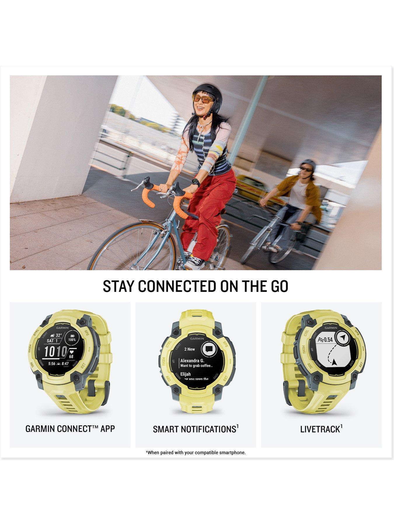 Image 4 of 8 of Garmin Instinct E&nbsp;45mm Smartwatch -&nbsp;Electric Lime