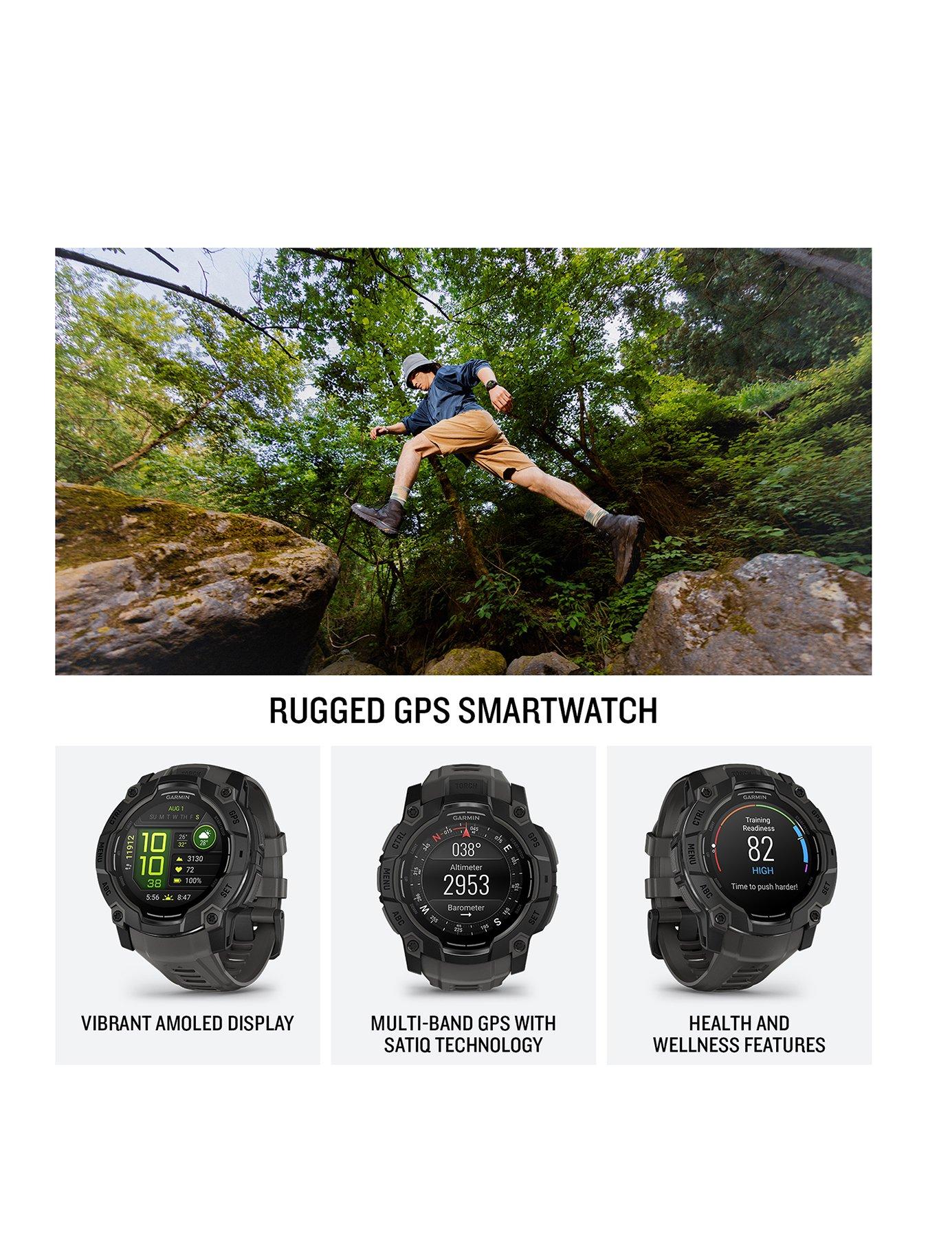 Image 2 of 8 of Garmin Instinct 3, AMOLED, 50mm, Black