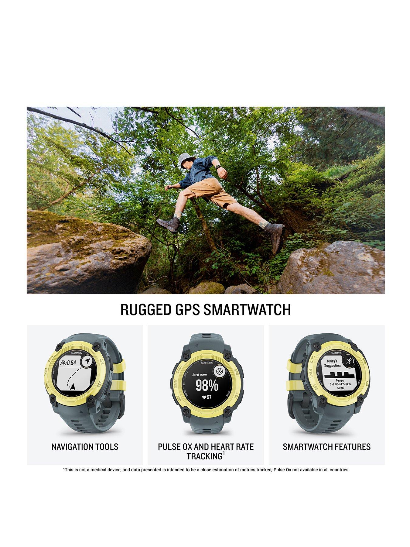 Image 2 of 8 of Garmin Instinct E, 40mm, Electric Lime
