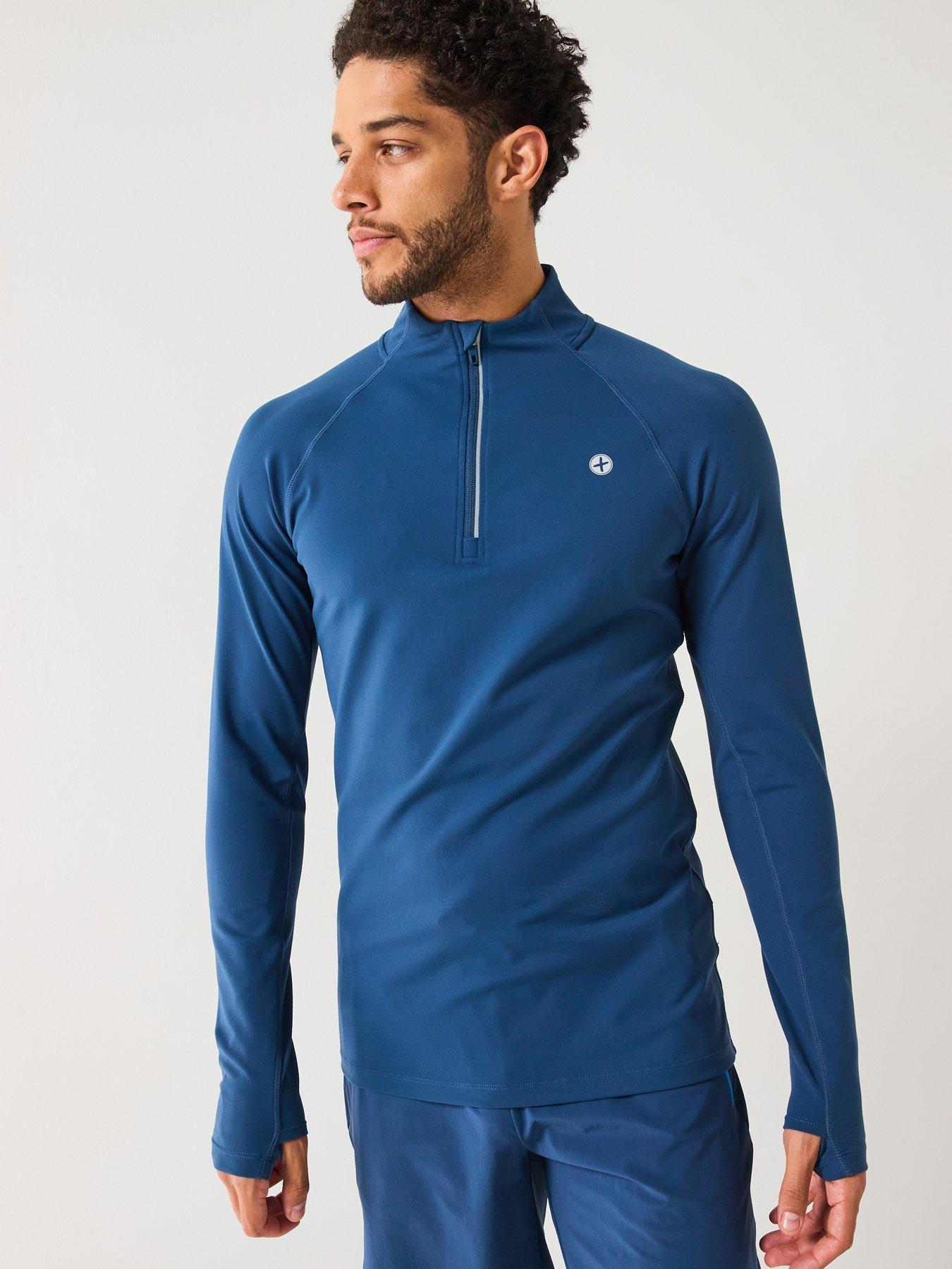 undefined Men's Training Relentless 1/4 Zip - Blue