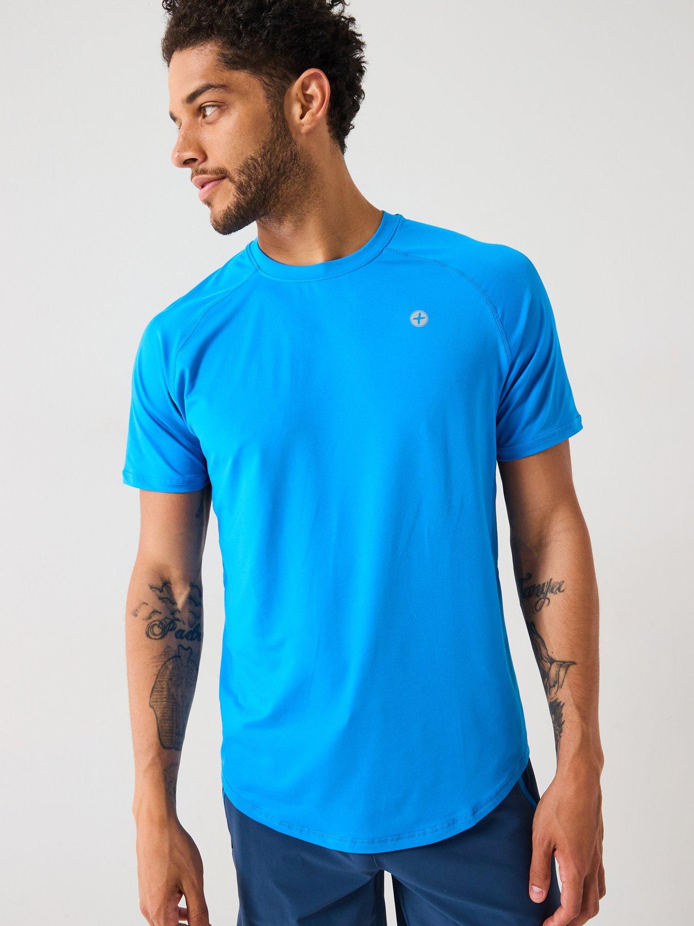 undefined Men's Training Relentless Tee - Blue
