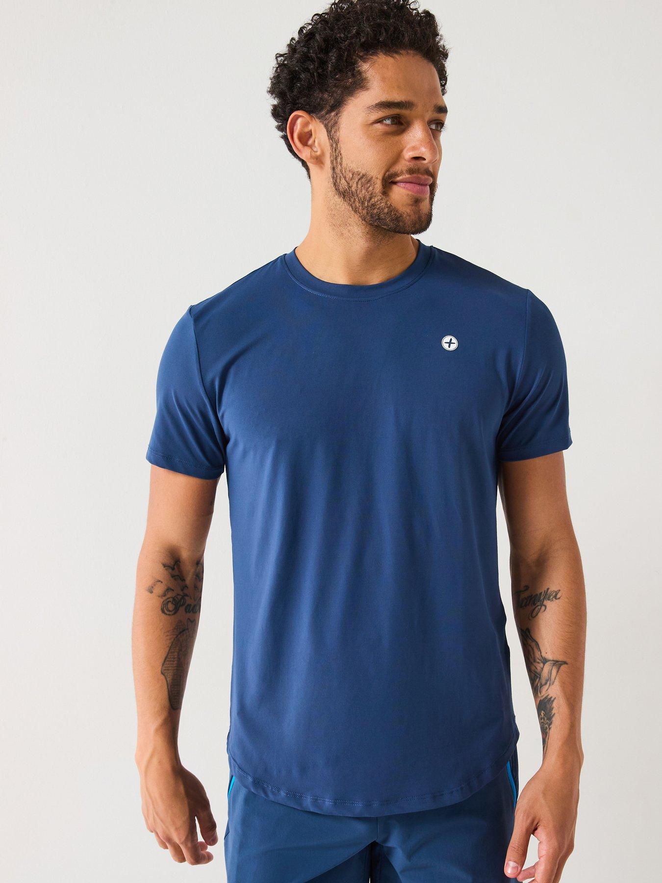 undefined Men's Training Tee - Blue