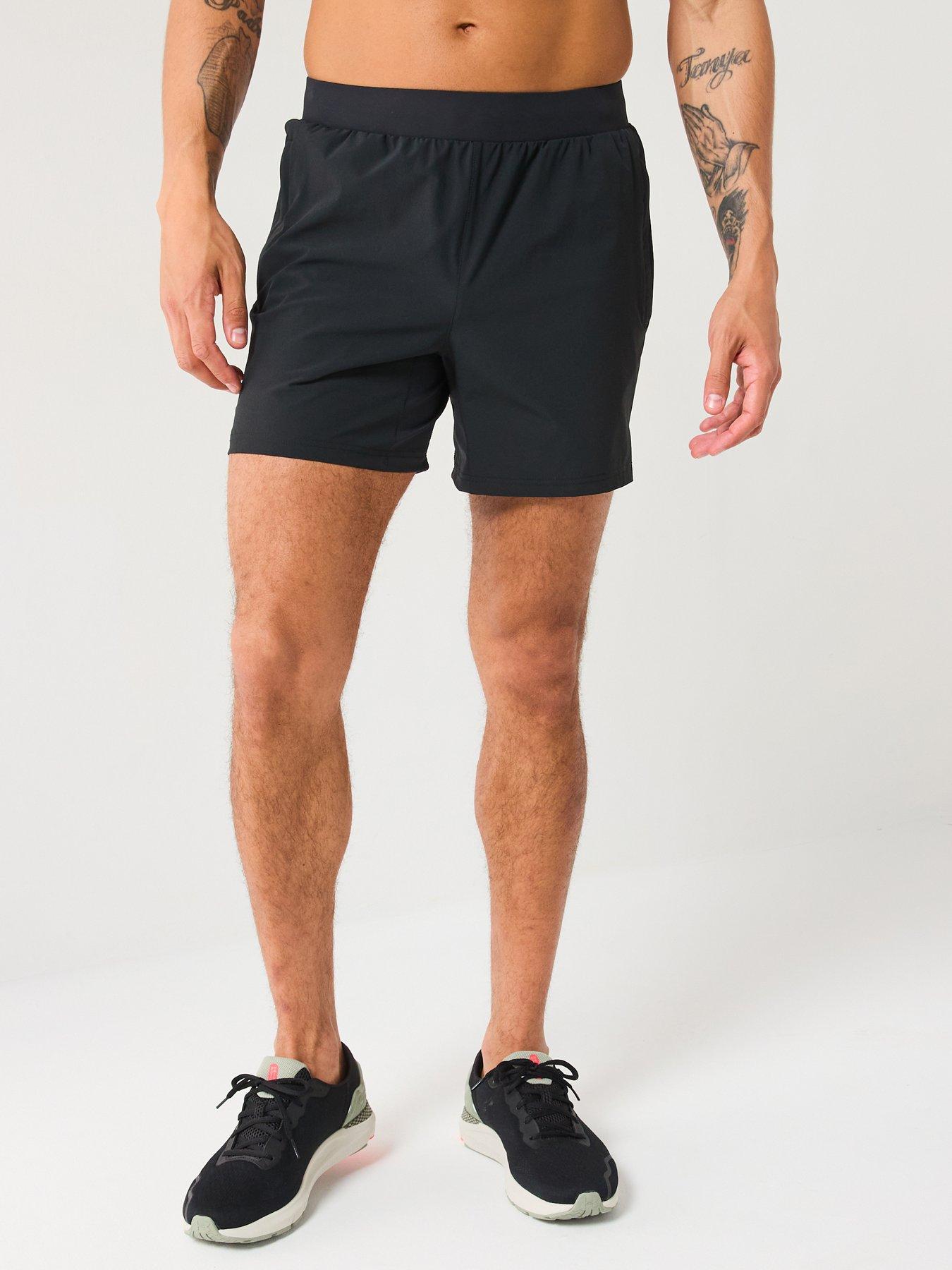 undefined Men's Training Essential 6 Inch Shorts - Black