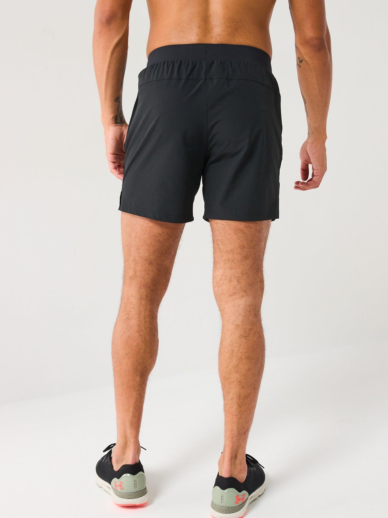 Image 2 of 4 of Gym + Coffee Men's Training Essential 6 Inch Shorts - Black