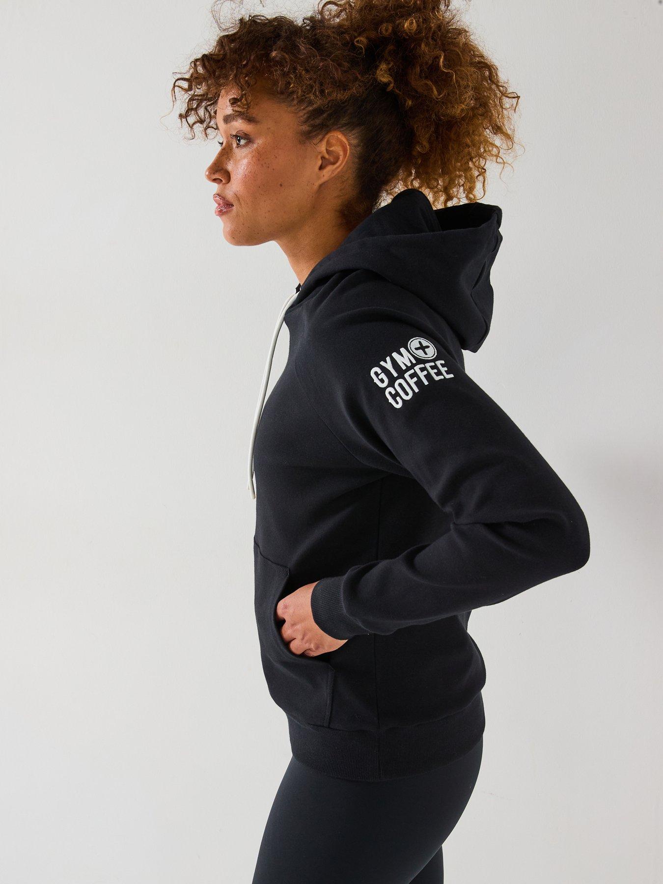 Image 2 of 6 of Gym + Coffee Womens Training Chill Hoodie - Black