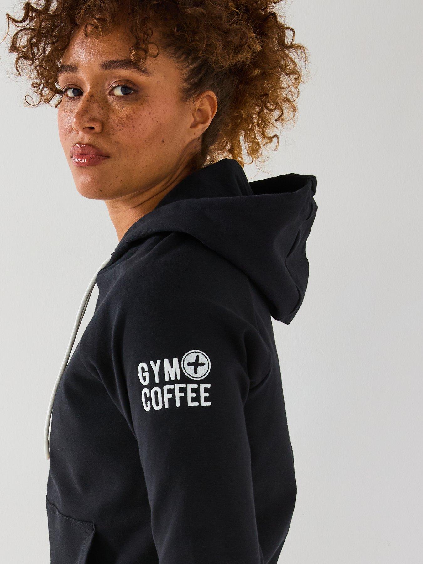 Image 6 of 6 of Gym + Coffee Womens Training Chill Hoodie - Black