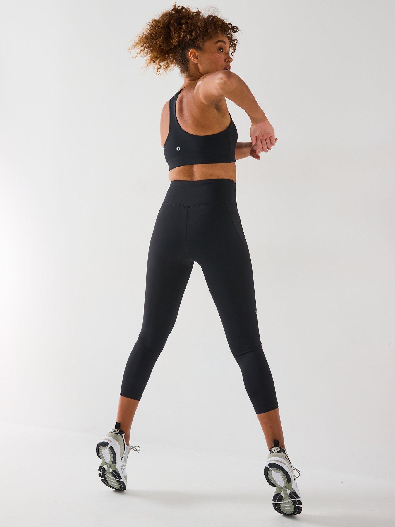 Image 6 of 6 of Gym + Coffee Womens Training Relentless Bra - Black