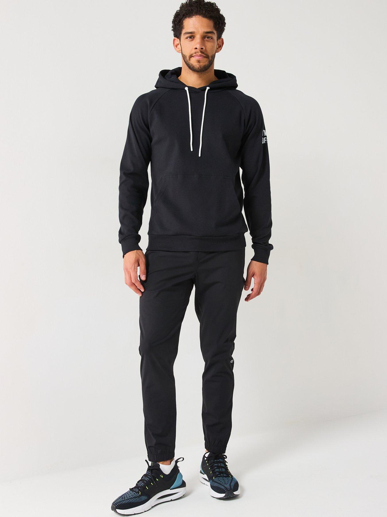 Image 3 of 5 of Gym + Coffee Men's Training Chill Hoodie - Black