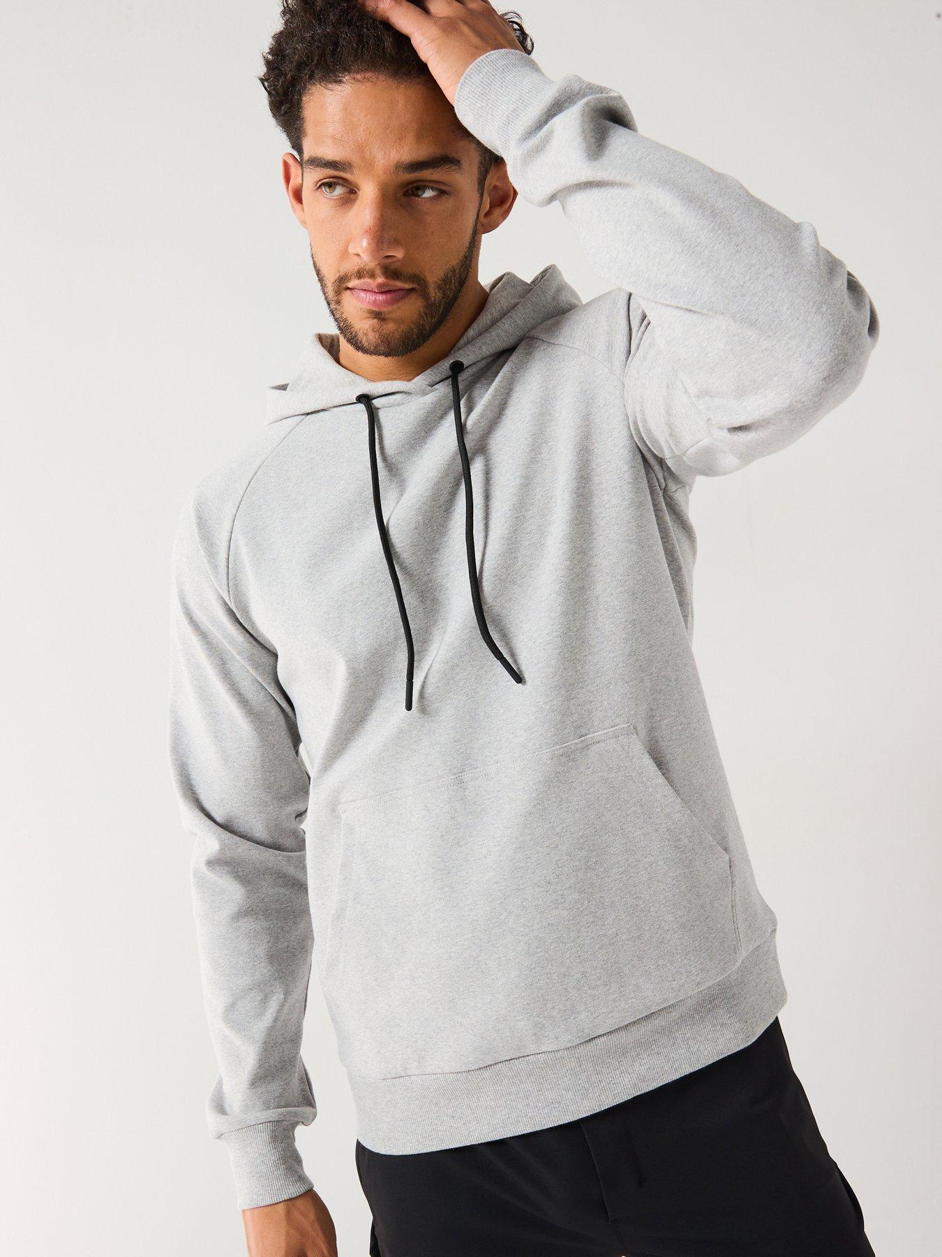 Gym + Coffee Men's Training Chill Hoodie - Grey