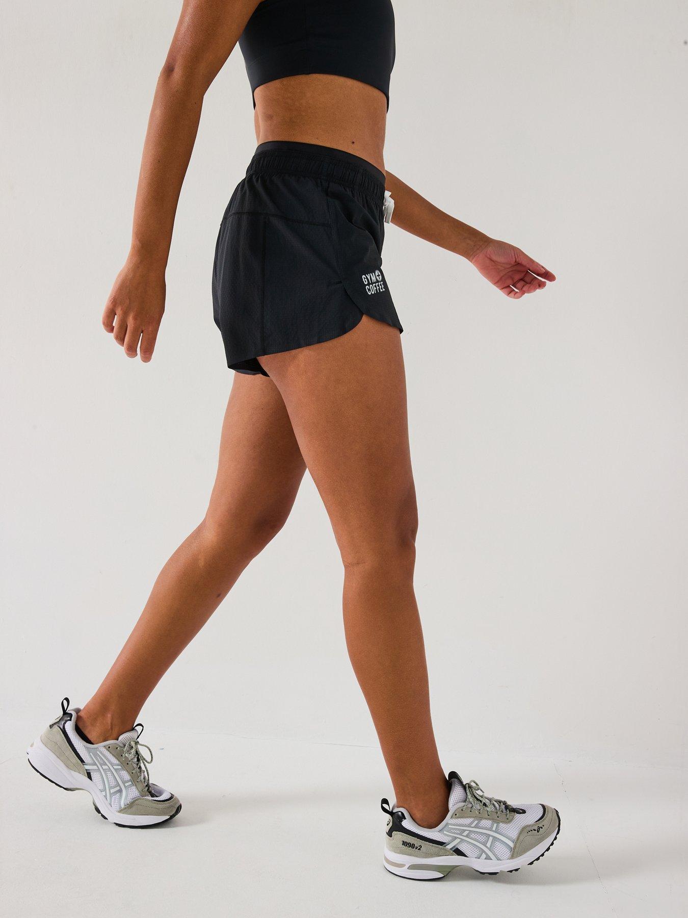 Image 6 of 6 of Gym + Coffee Womens Training Ripstop Short - Black