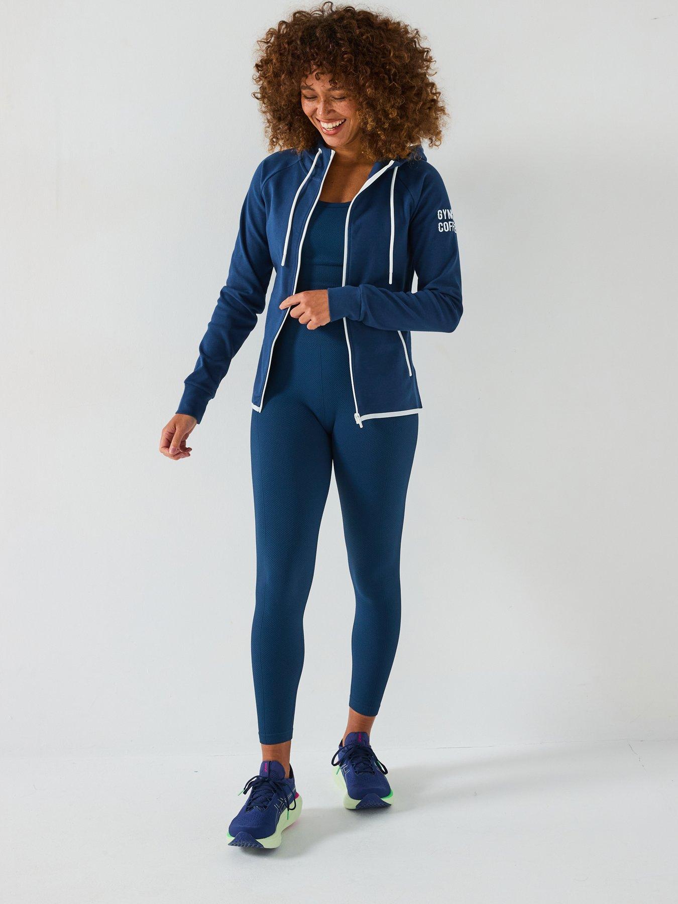 undefined Womens Training Chill Zip Hoodie - Blue